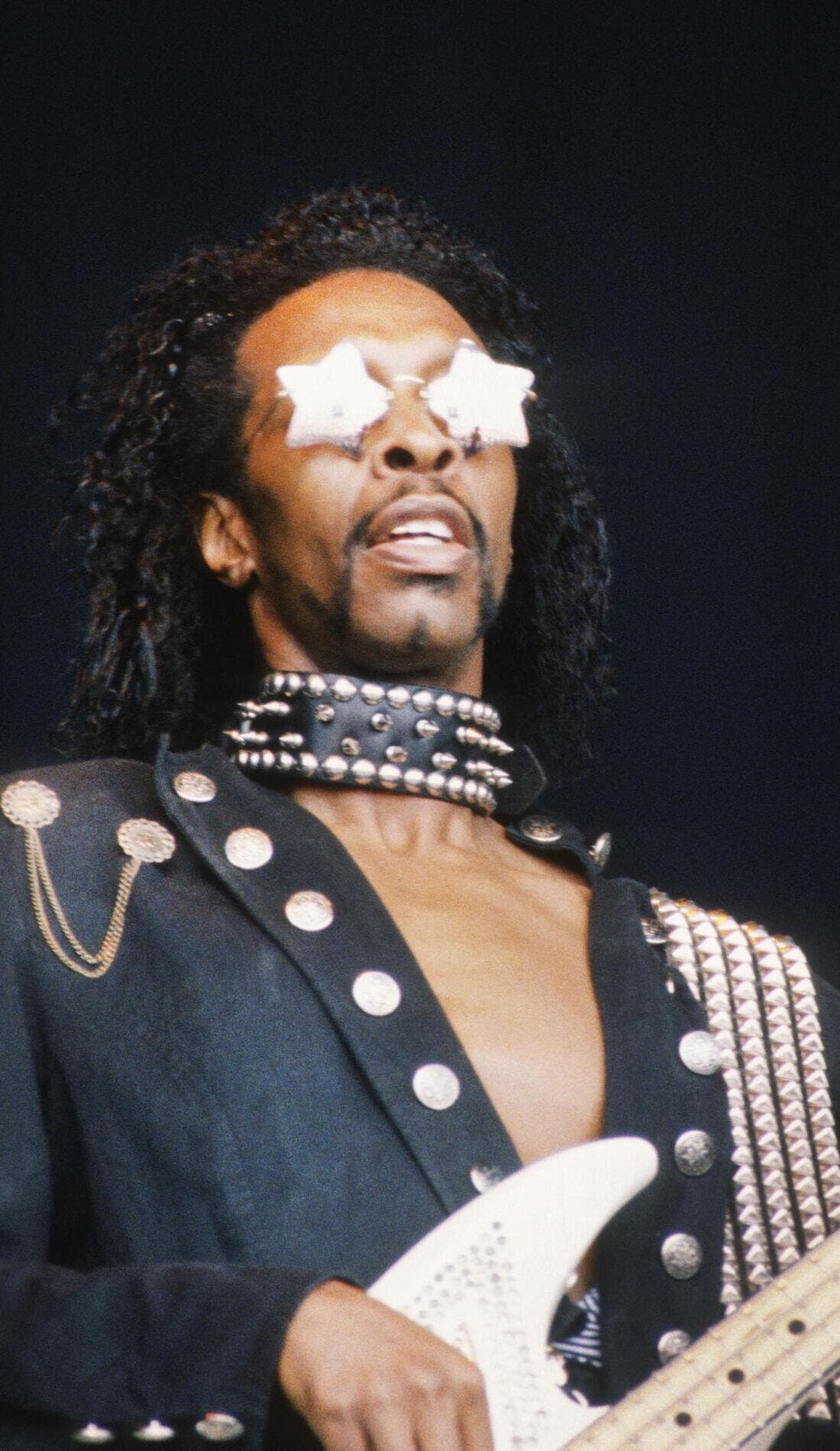 Bootsy Collins promotional image for upcoming events and ticket sales