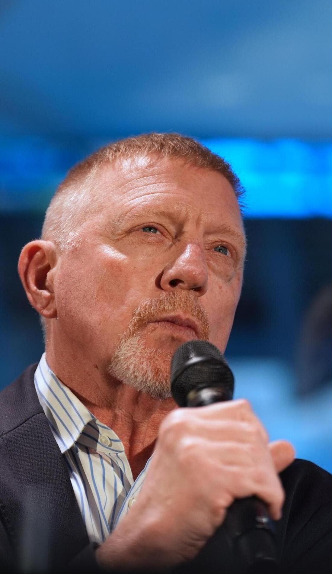 Boris Becker promotional image for upcoming events and ticket sales