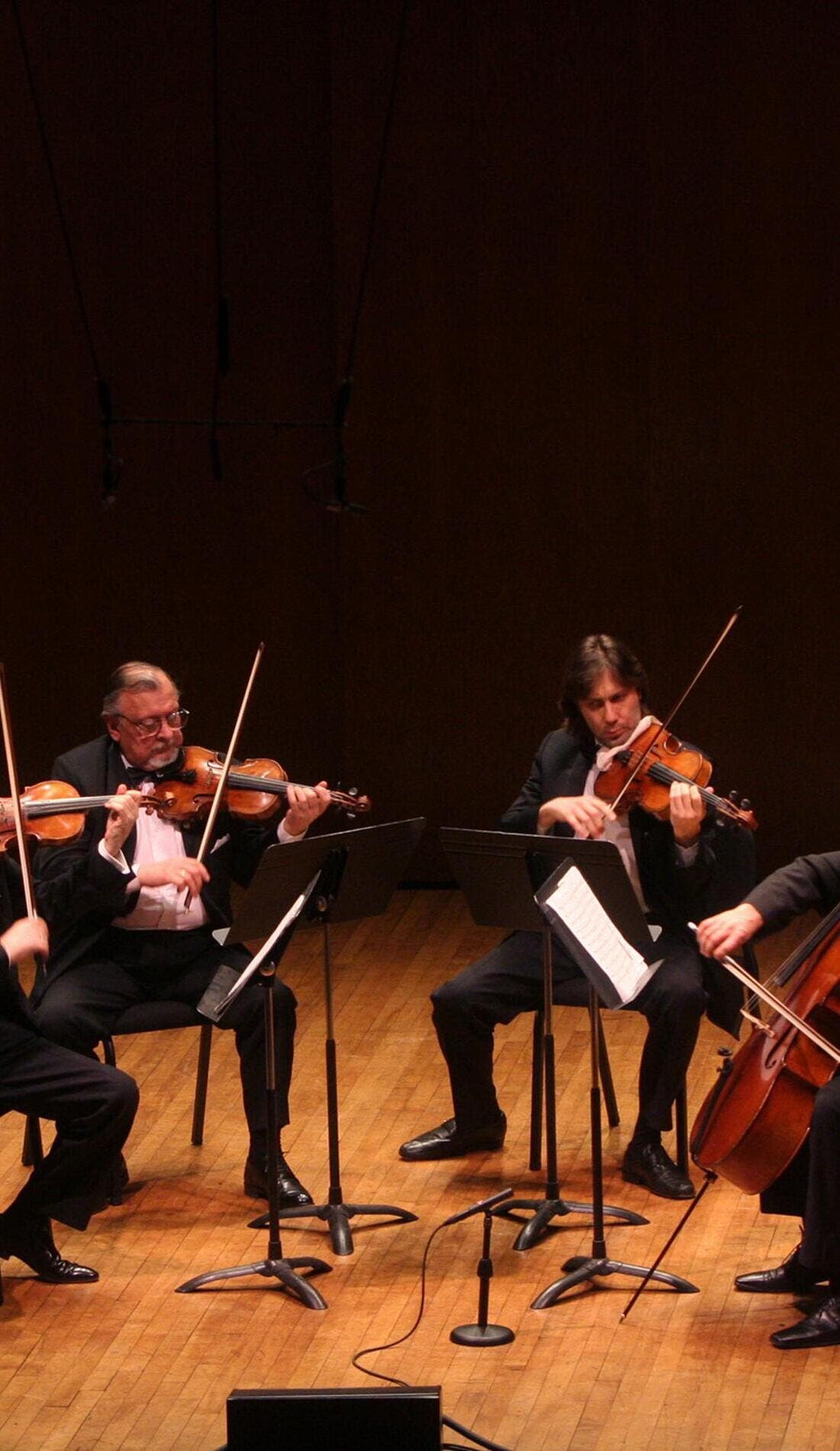 Borodin Quartet promotional image for upcoming events and ticket sales