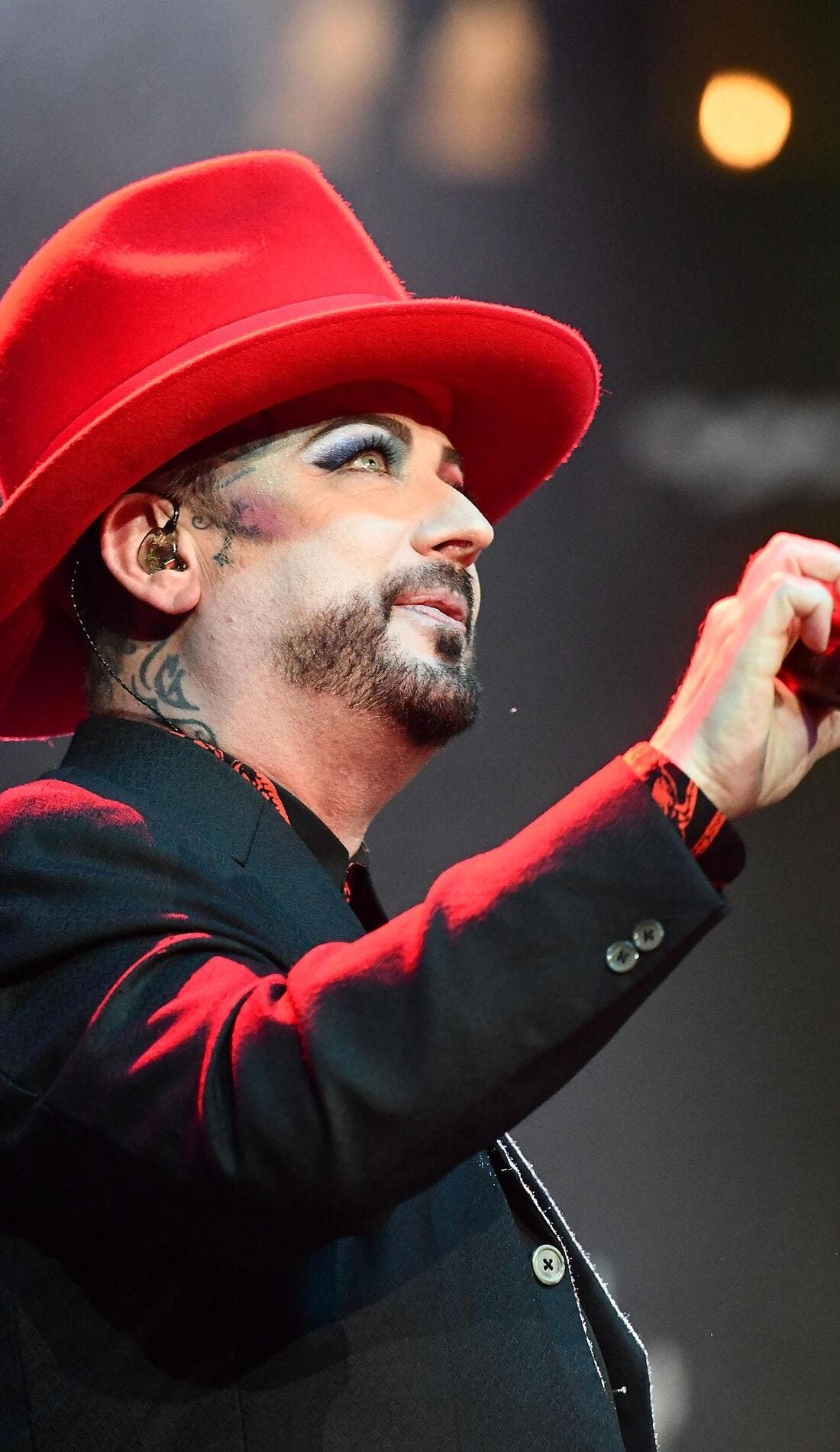 Boy George promotional image for upcoming events and ticket sales