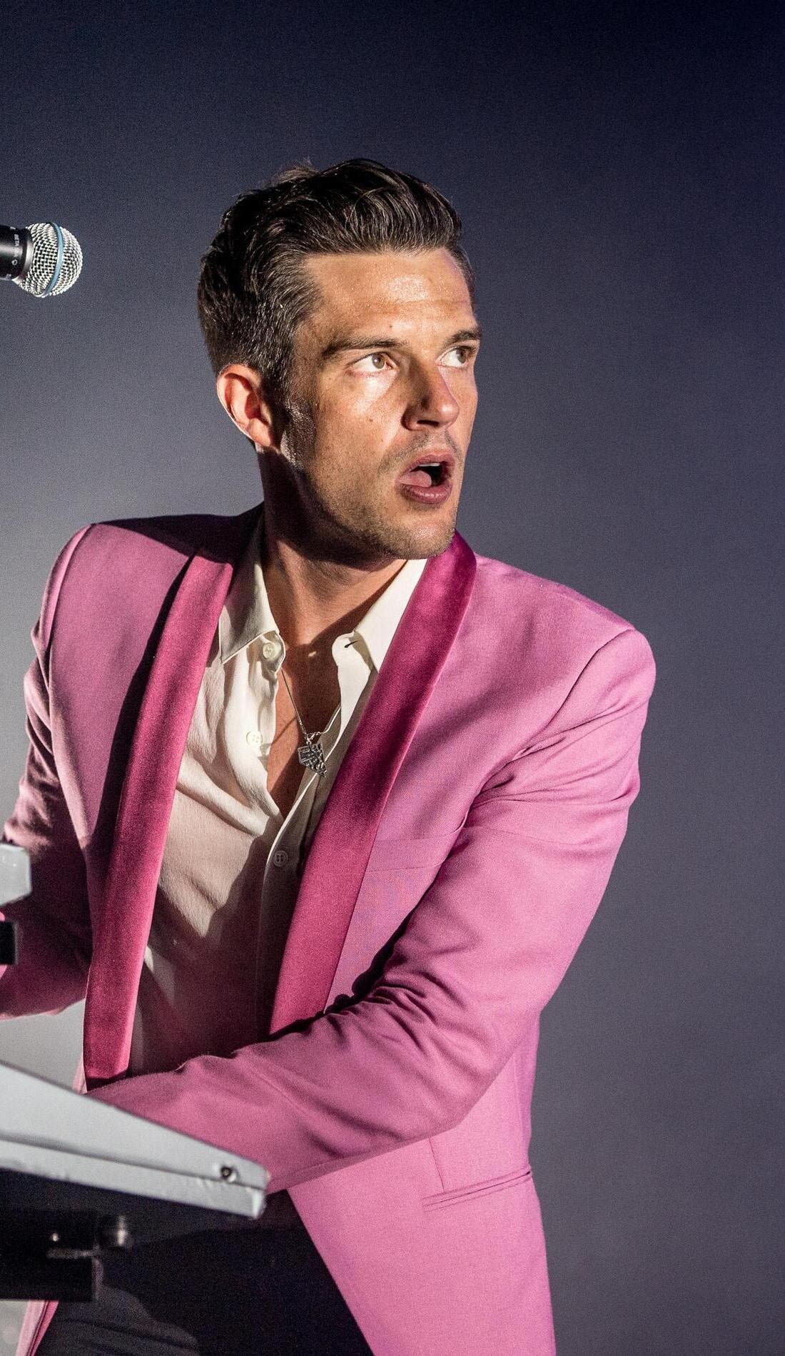 Brandon Flowers promotional image for upcoming events and ticket sales