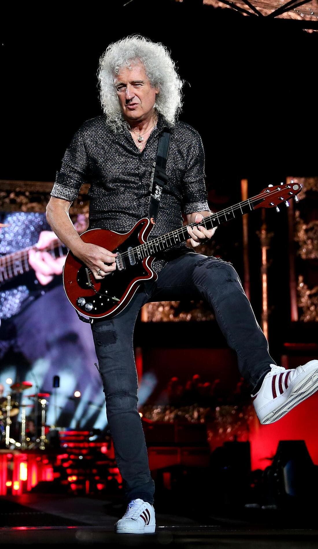 Brian May promotional image for upcoming events and ticket sales