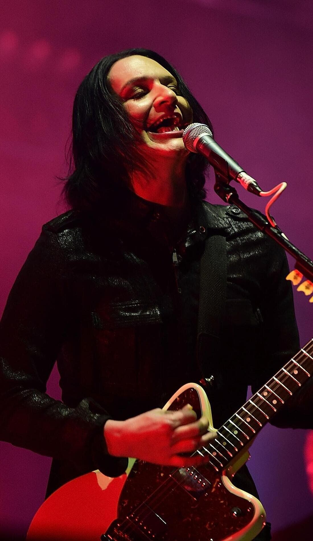 Brian Molko promotional image for upcoming events and ticket sales
