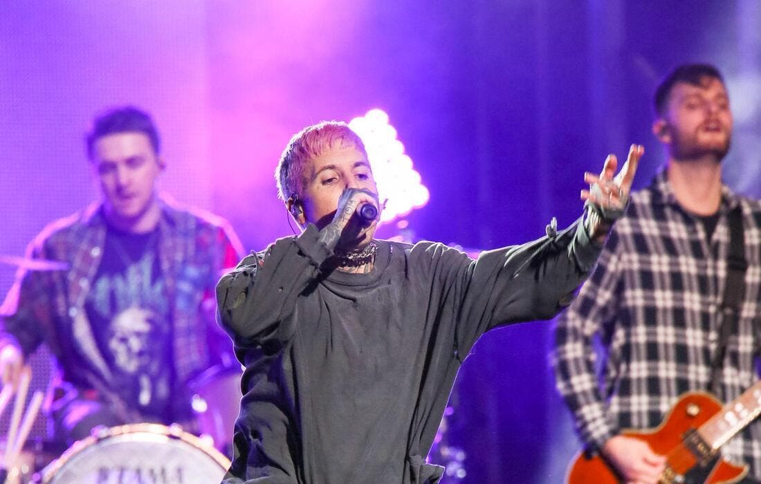 Promotional image for Bring Me The Horizon with Motionless in White, The Plot In You, Amira Elfeky, and more tickets at Maverik Center on Sep 30, 2025