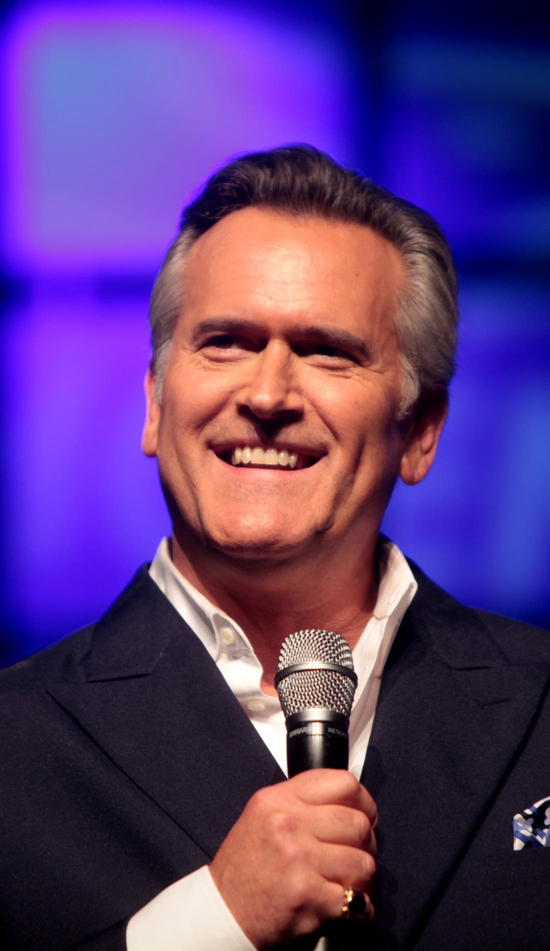 Bruce Campbell promotional image for upcoming events and ticket sales