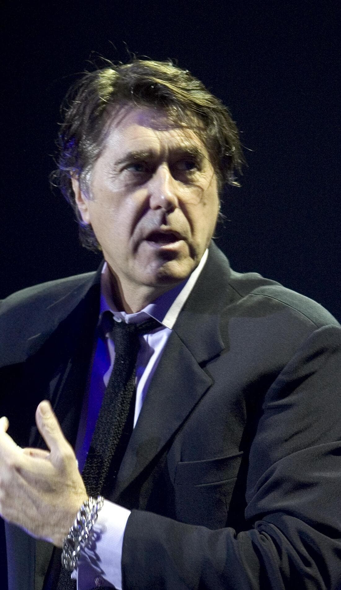 Bryan Ferry promotional image for upcoming events and ticket sales