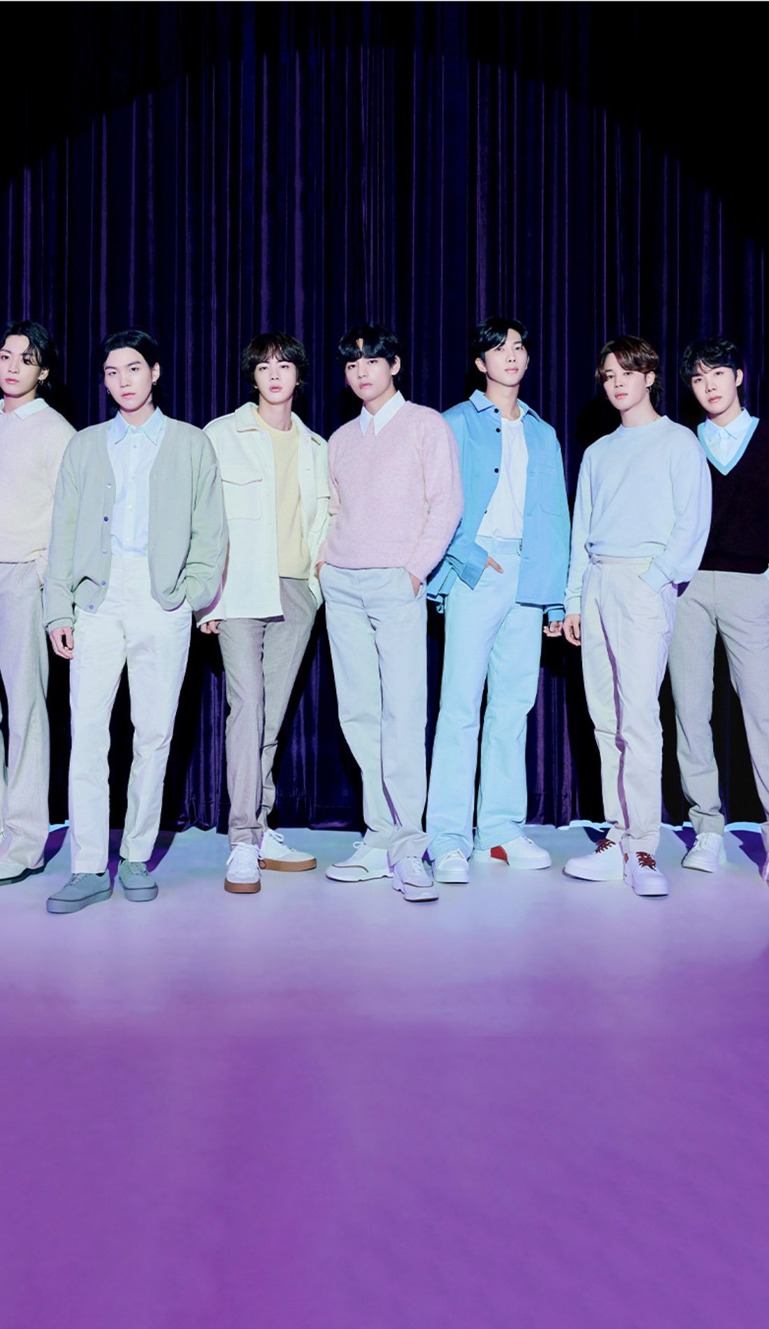 BTS promotional image for upcoming events and ticket sales