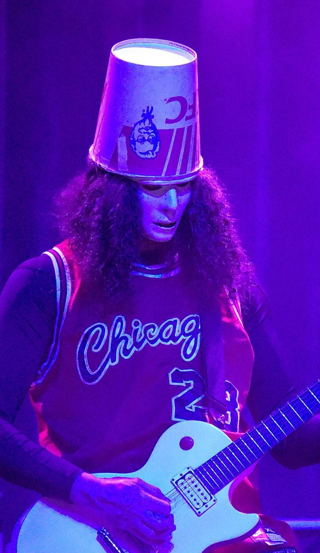 Buckethead promotional image for upcoming events and ticket sales