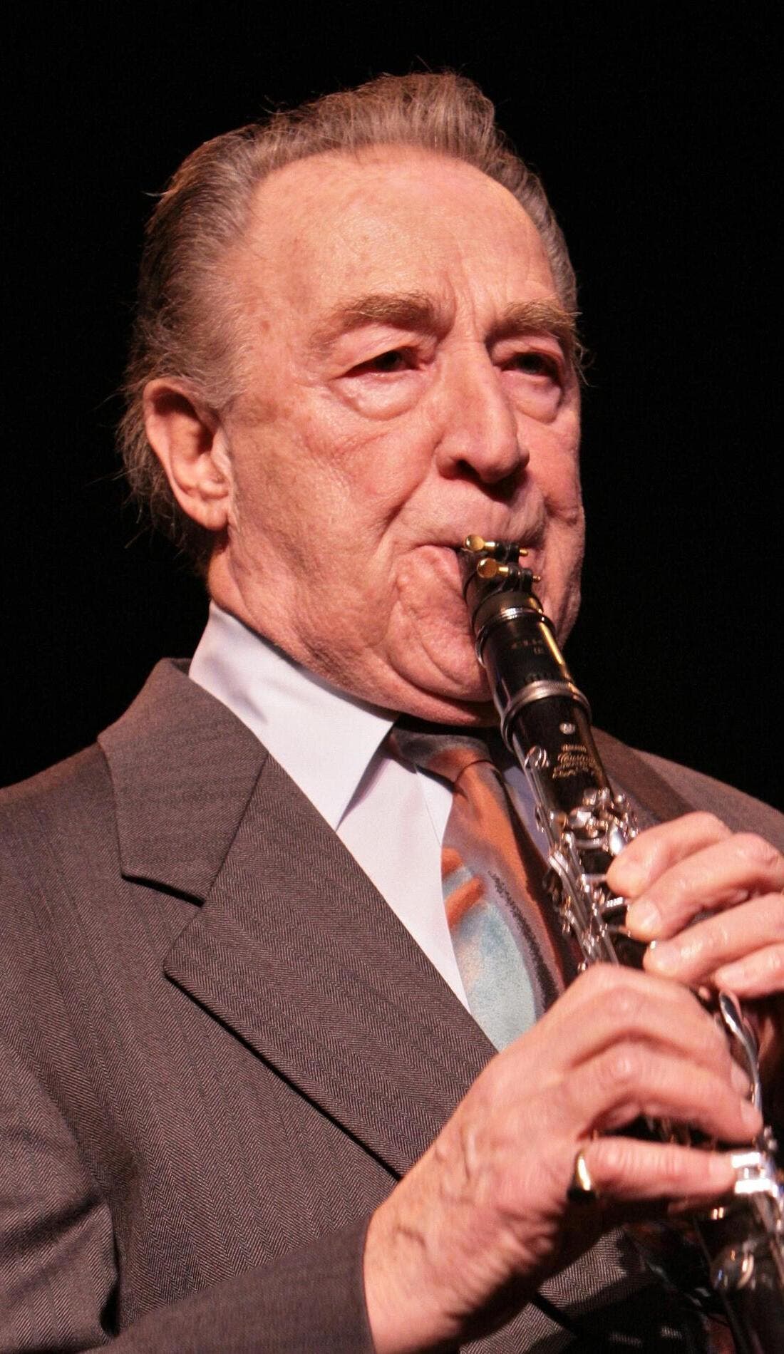 Buddy DeFranco promotional image for upcoming events and ticket sales