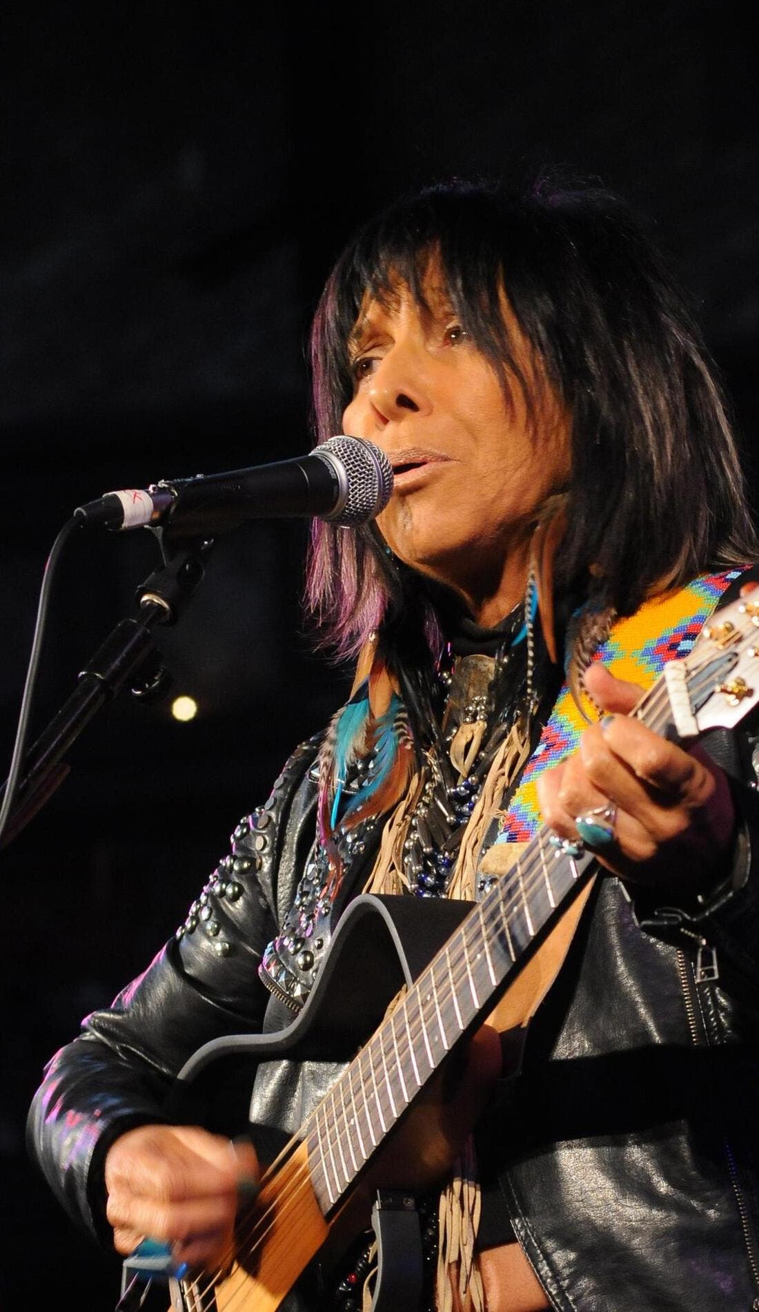 Buffy Sainte-Marie promotional image for upcoming events and ticket sales