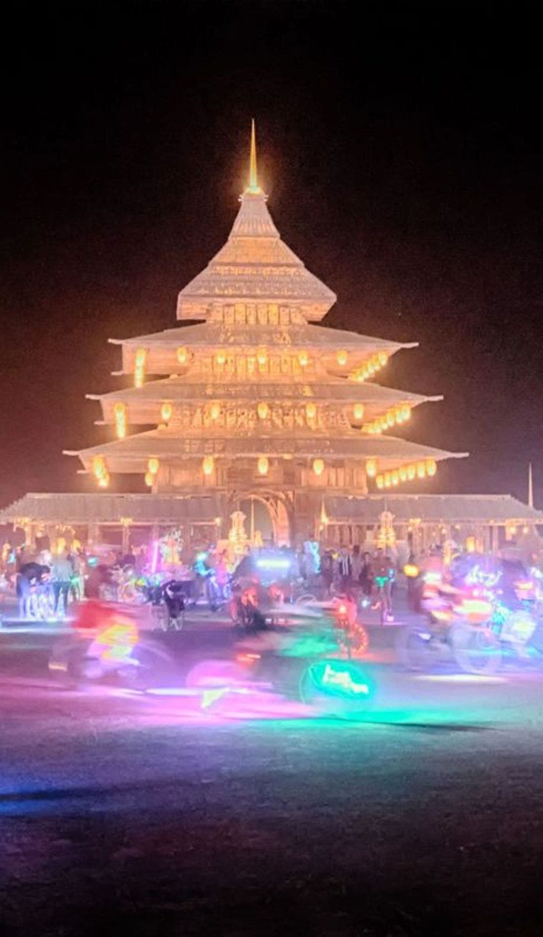 Burning Man promotional image for upcoming events and ticket sales