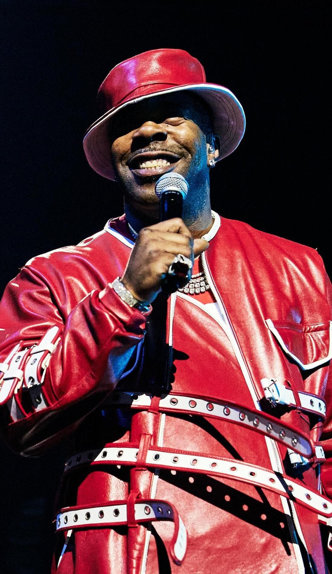 Busta Rhymes promotional image for upcoming events and ticket sales in Chicago