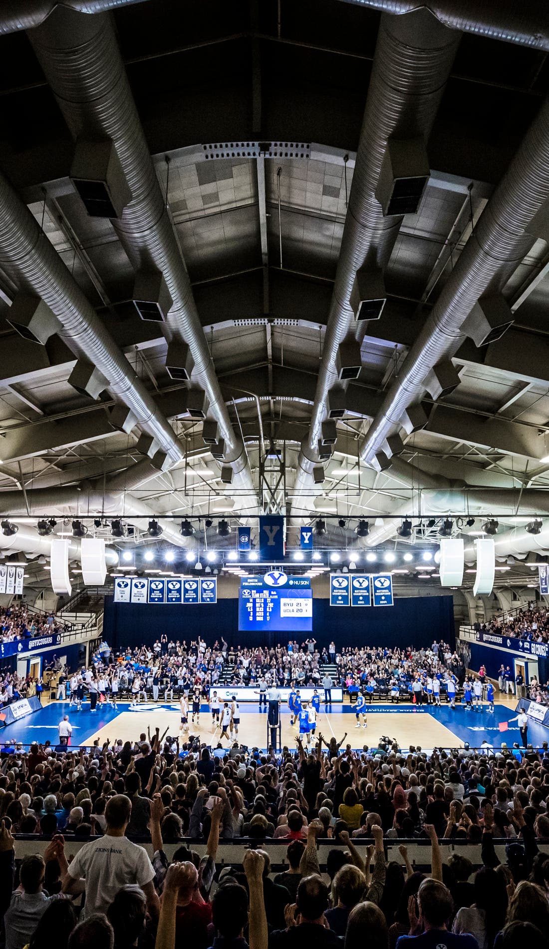 BYU Cougars Mens Volleyball promotional image for upcoming events and ticket sales