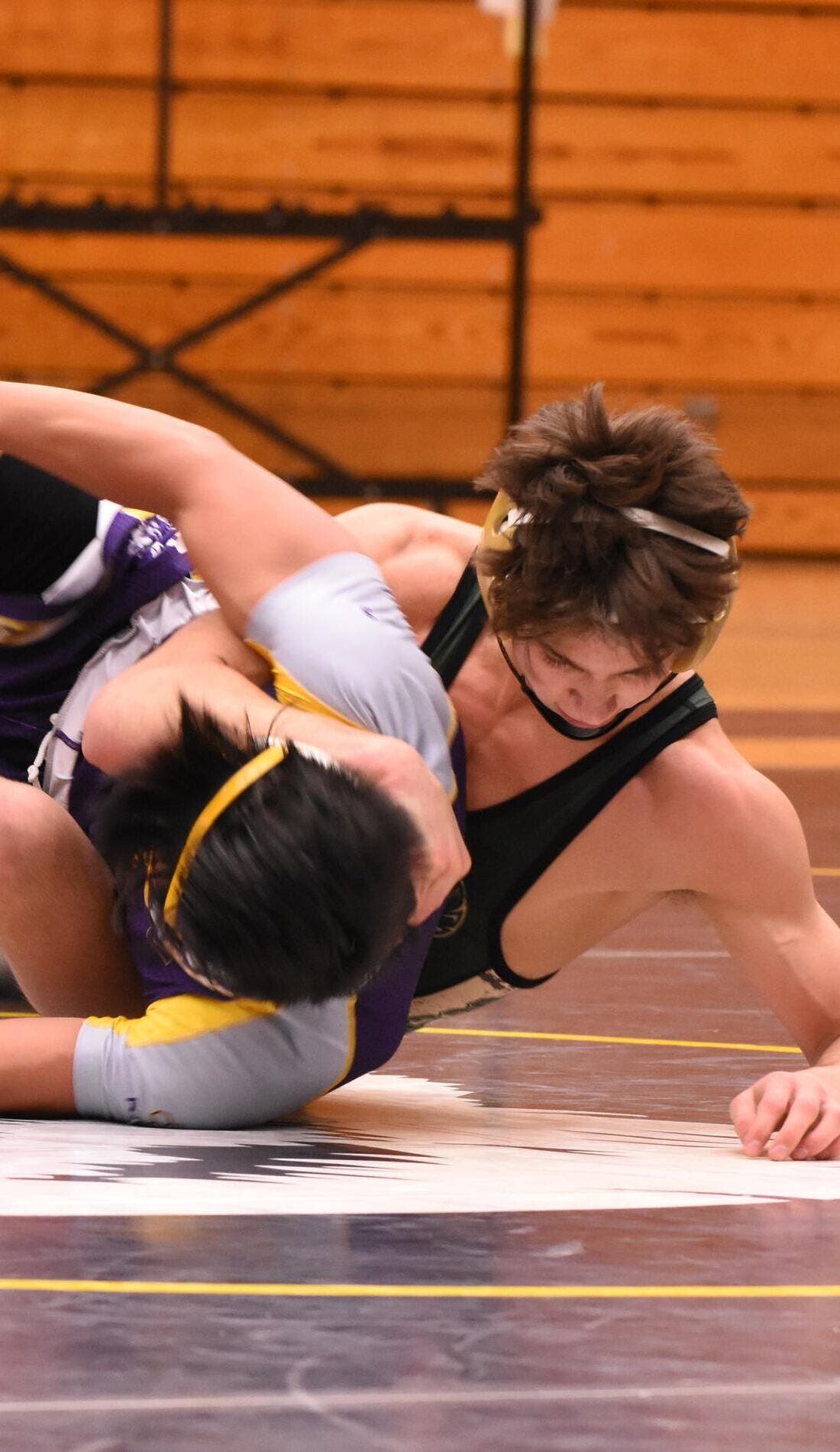 Cal Poly Mustangs Wrestling promotional image for upcoming events and ticket sales