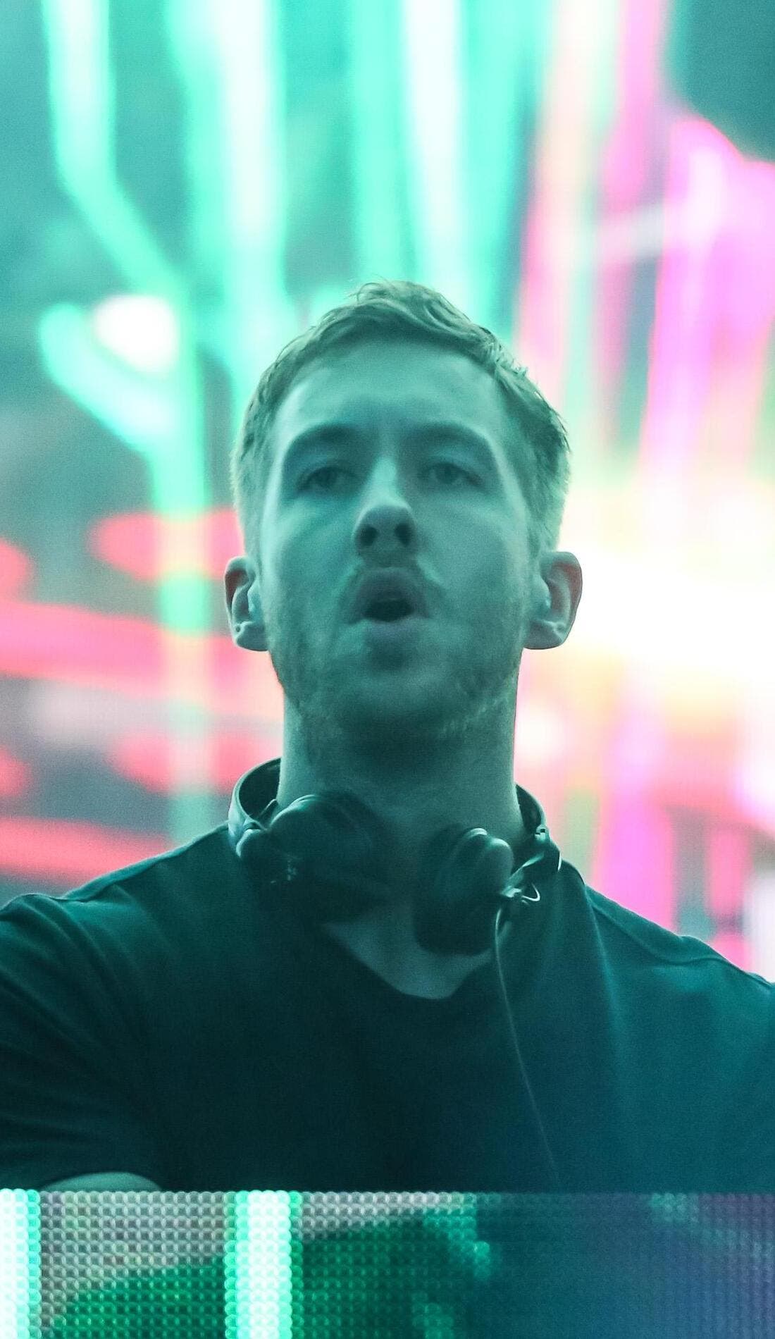 Calvin Harris promotional image for upcoming events and ticket sales