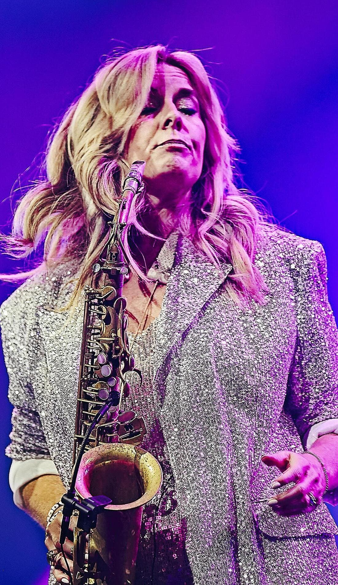 Candy Dulfer promotional image for upcoming events and ticket sales