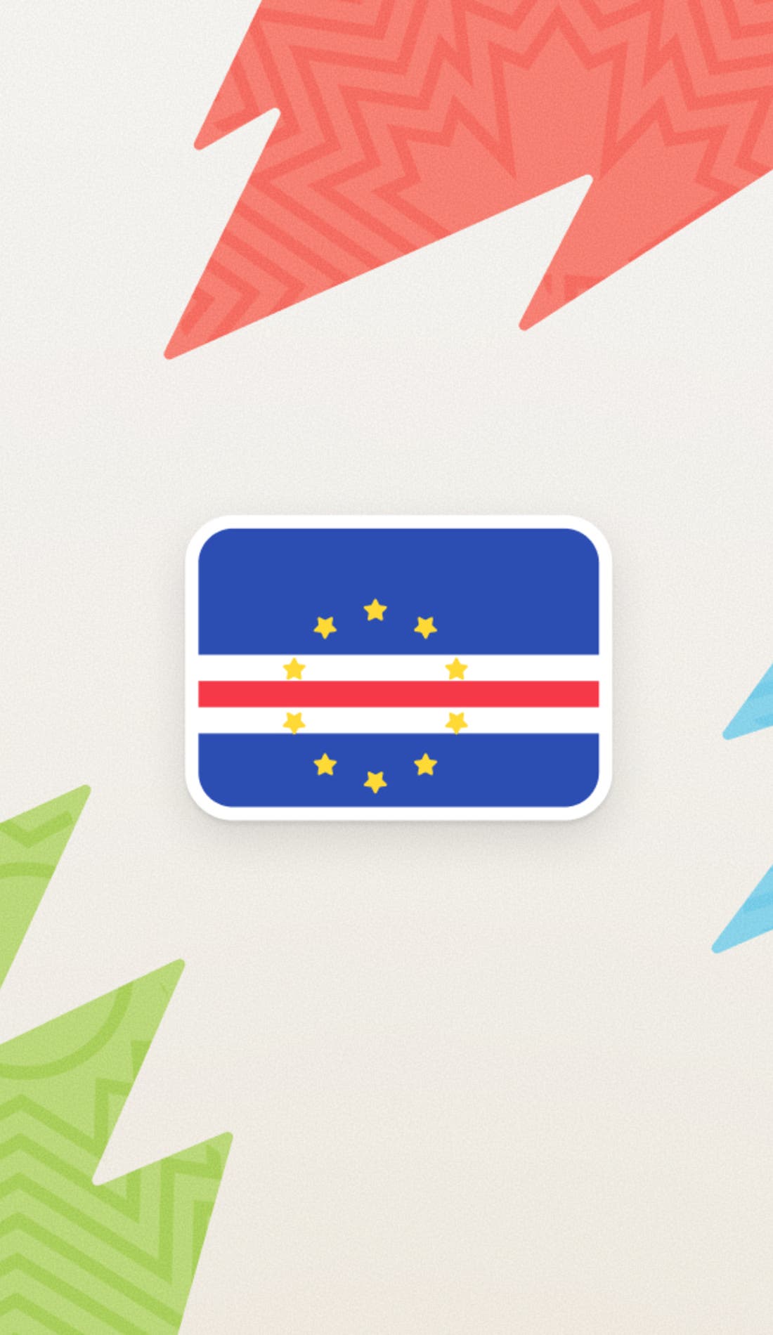 Cape Verde National Football Team promotional image for upcoming events and ticket sales