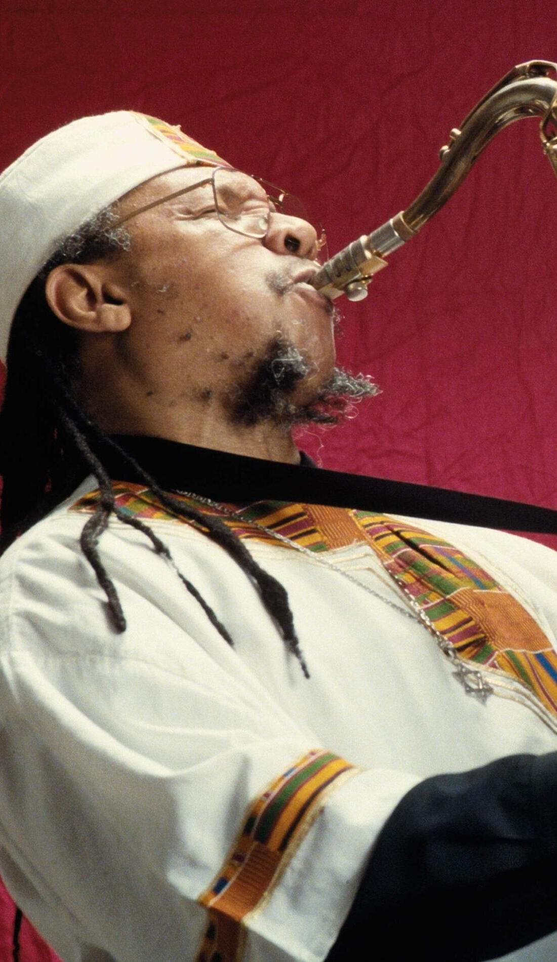 Carlos Garnett promotional image for upcoming events and ticket sales