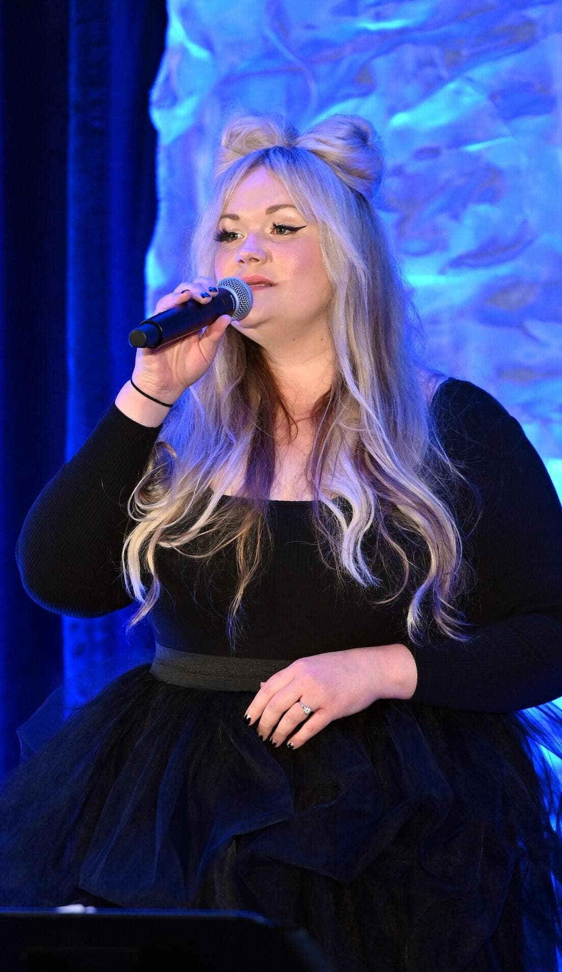 Carly Johnson promotional image for upcoming events and ticket sales