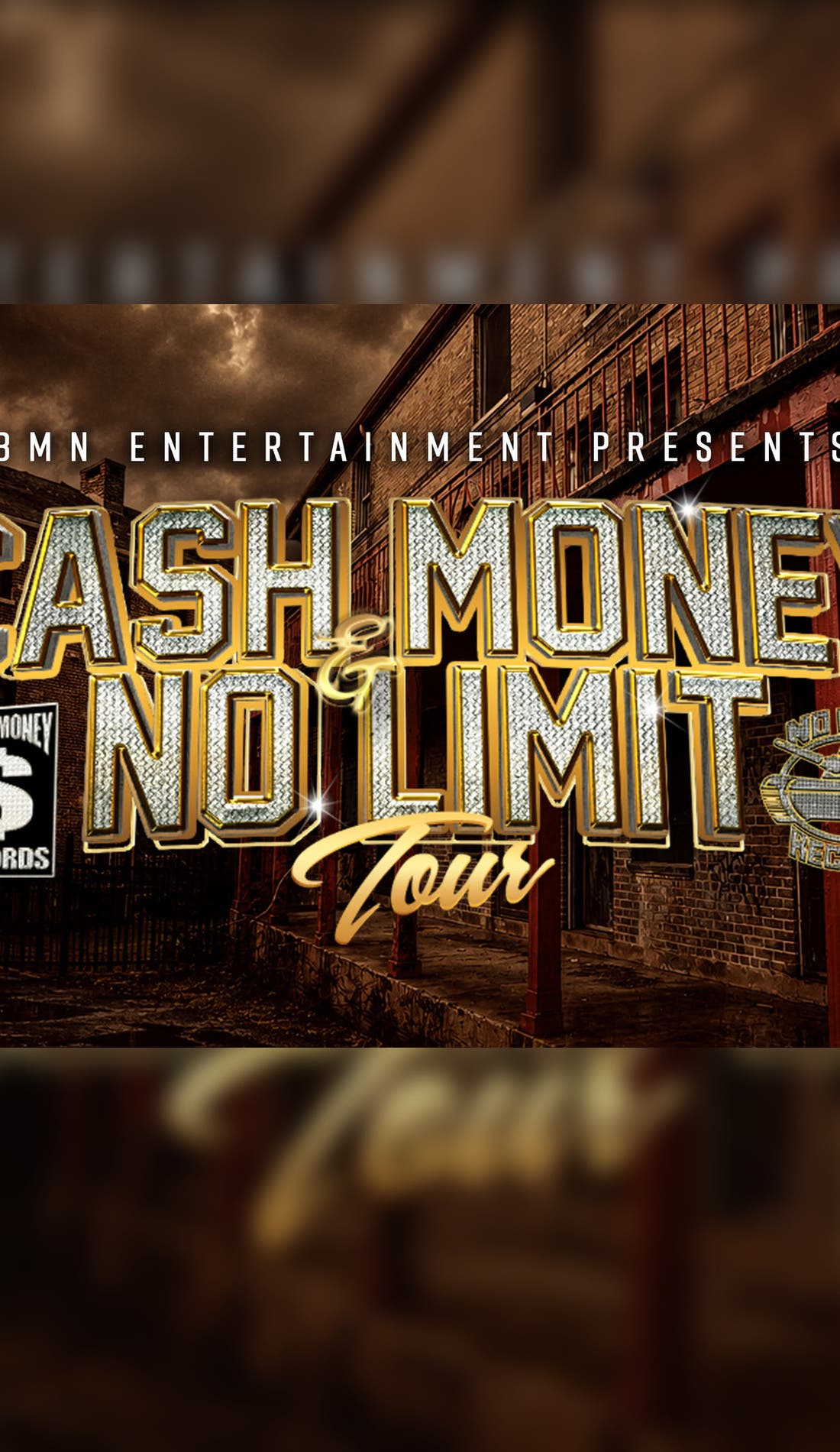 Cash Money & No Limit promotional image for upcoming events and ticket sales in Miami