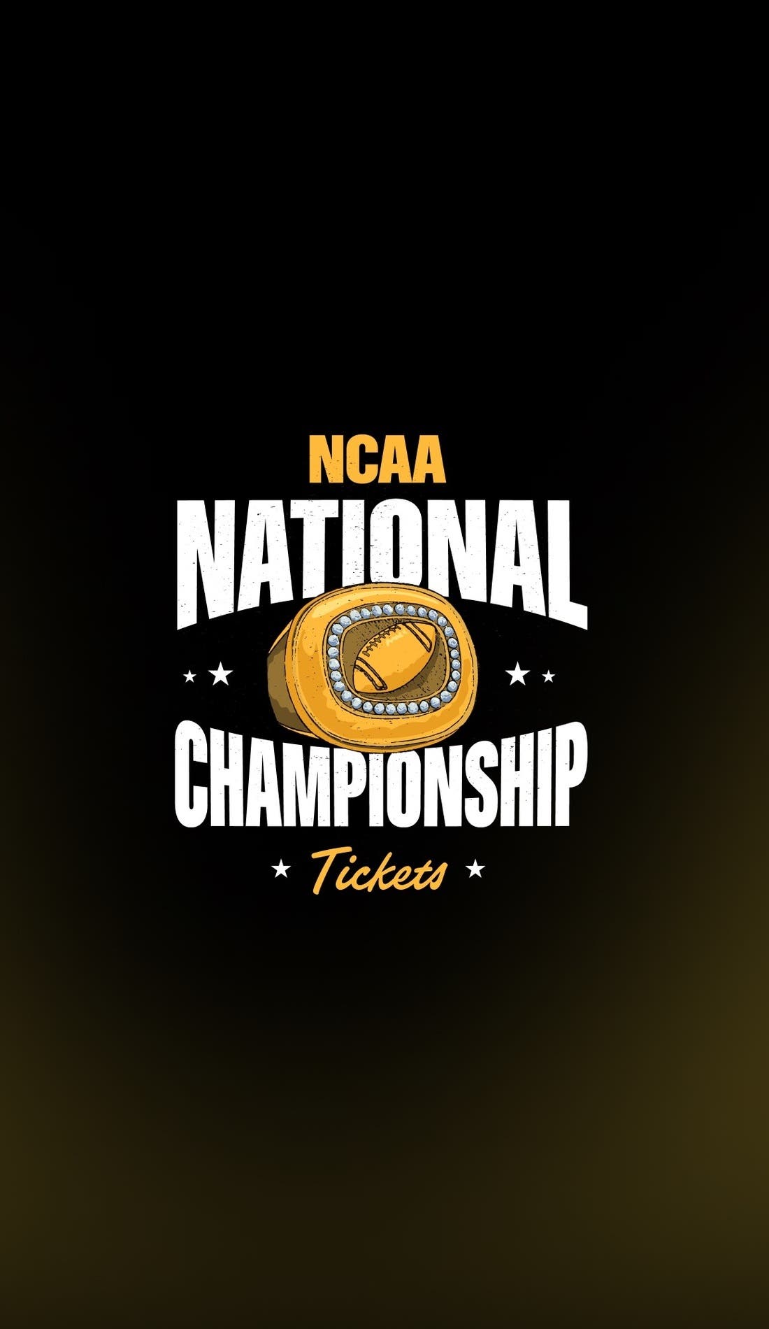 CFP National Championship promotional image for upcoming events and ticket sales