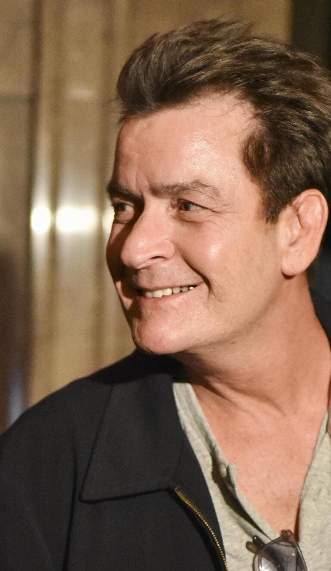 Charlie Sheen promotional image for upcoming events and ticket sales