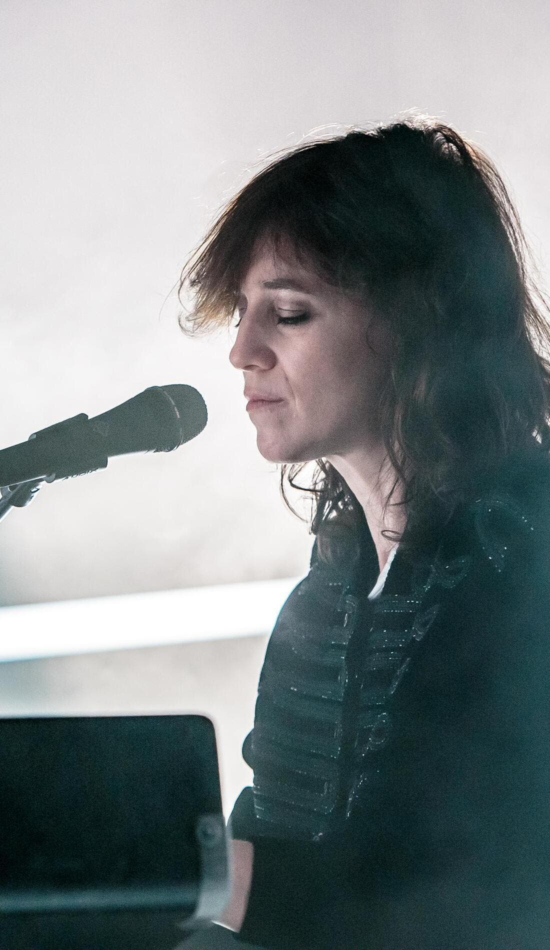 Charlotte Gainsbourg promotional image for upcoming events and ticket sales