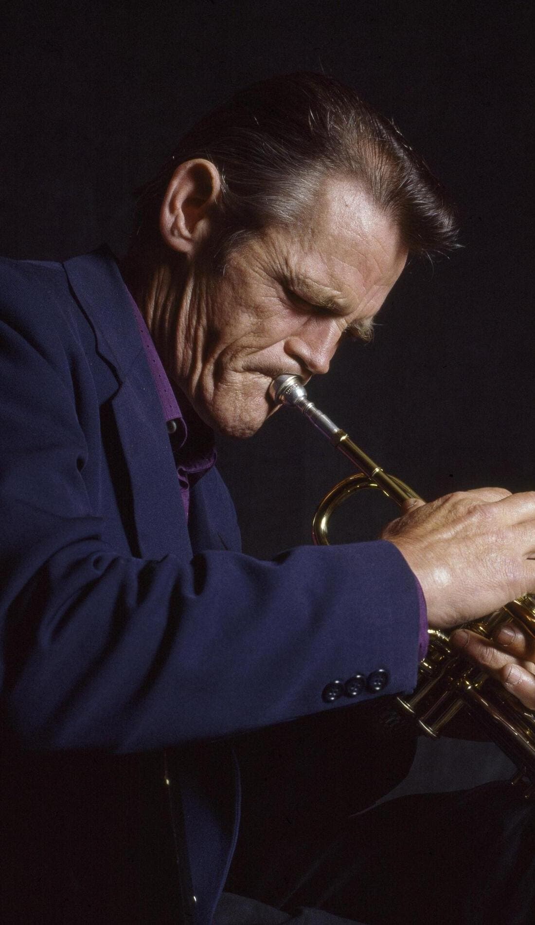 Chet Baker promotional image for upcoming events and ticket sales