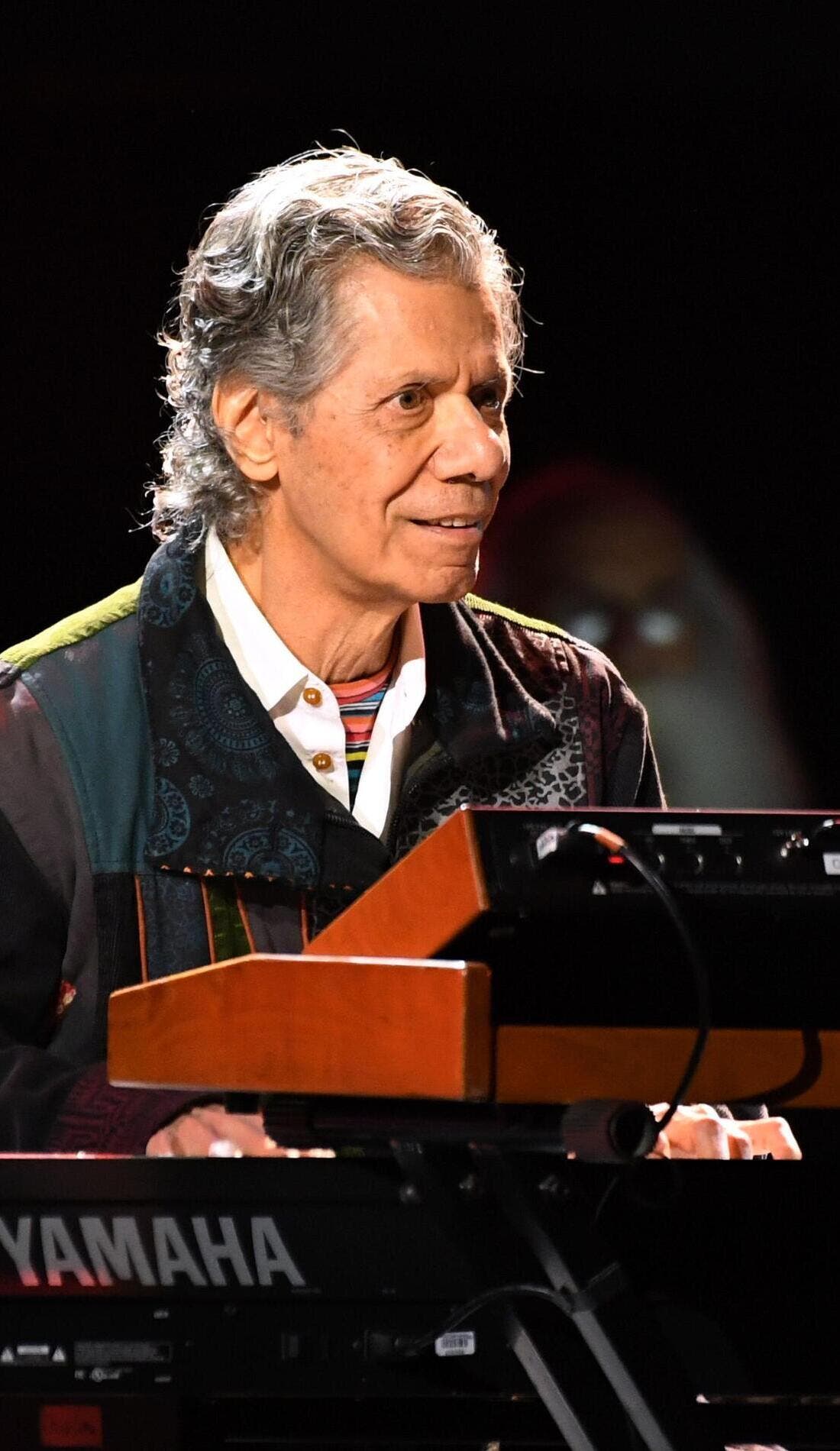 Chick Corea promotional image for upcoming events and ticket sales