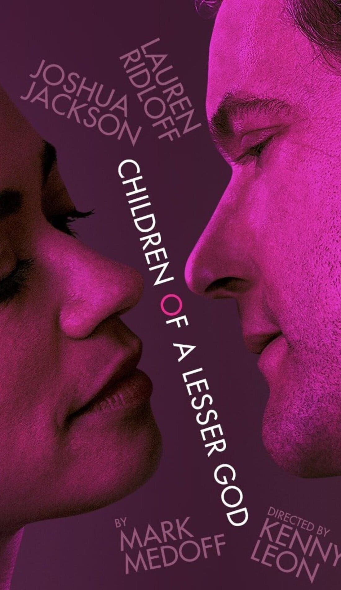 Children of a Lesser God promotional image for upcoming events and ticket sales