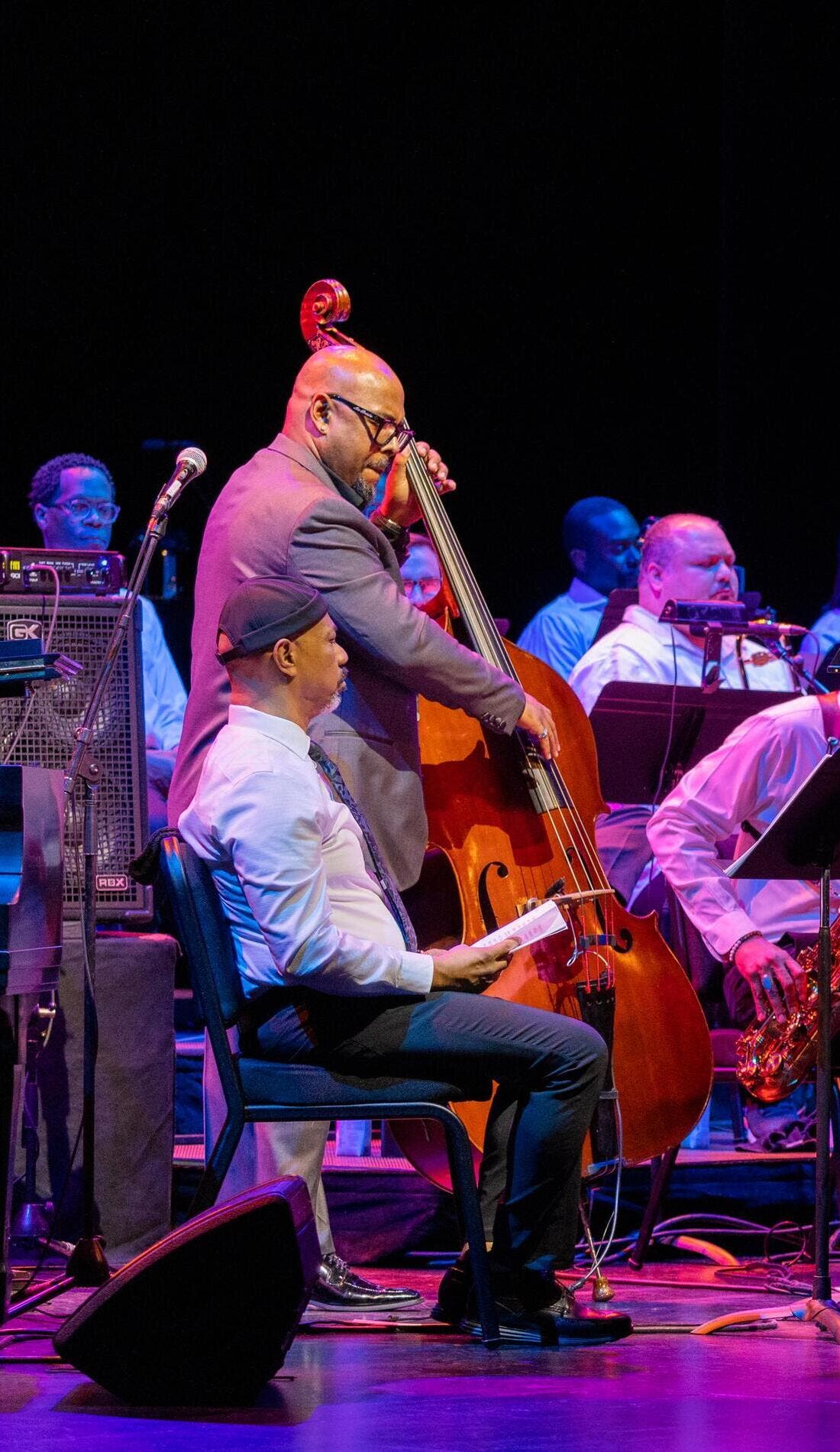 Christian McBride Big Band promotional image for upcoming events and ticket sales