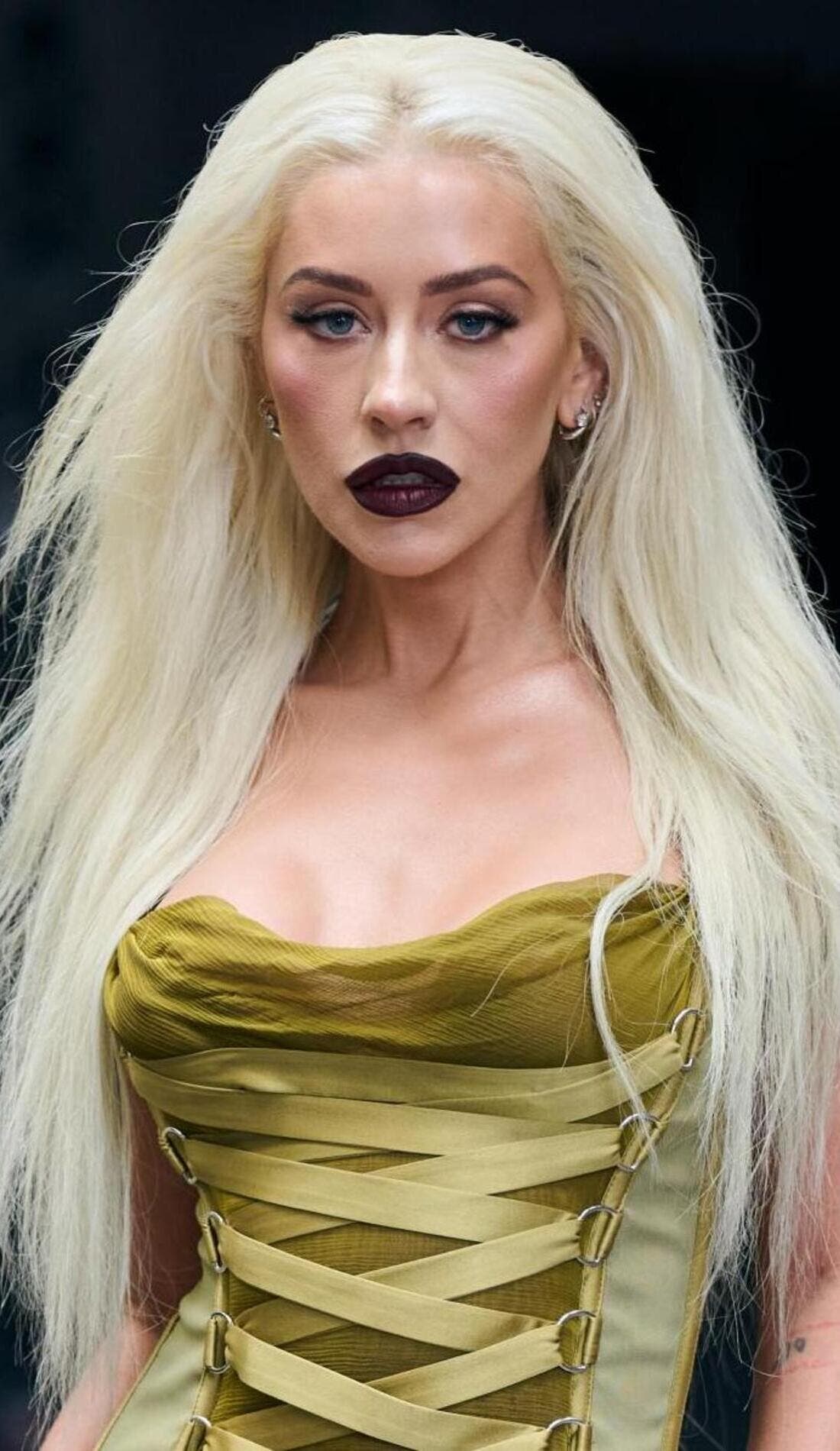 Christina Aguilera promotional image for upcoming events and ticket sales