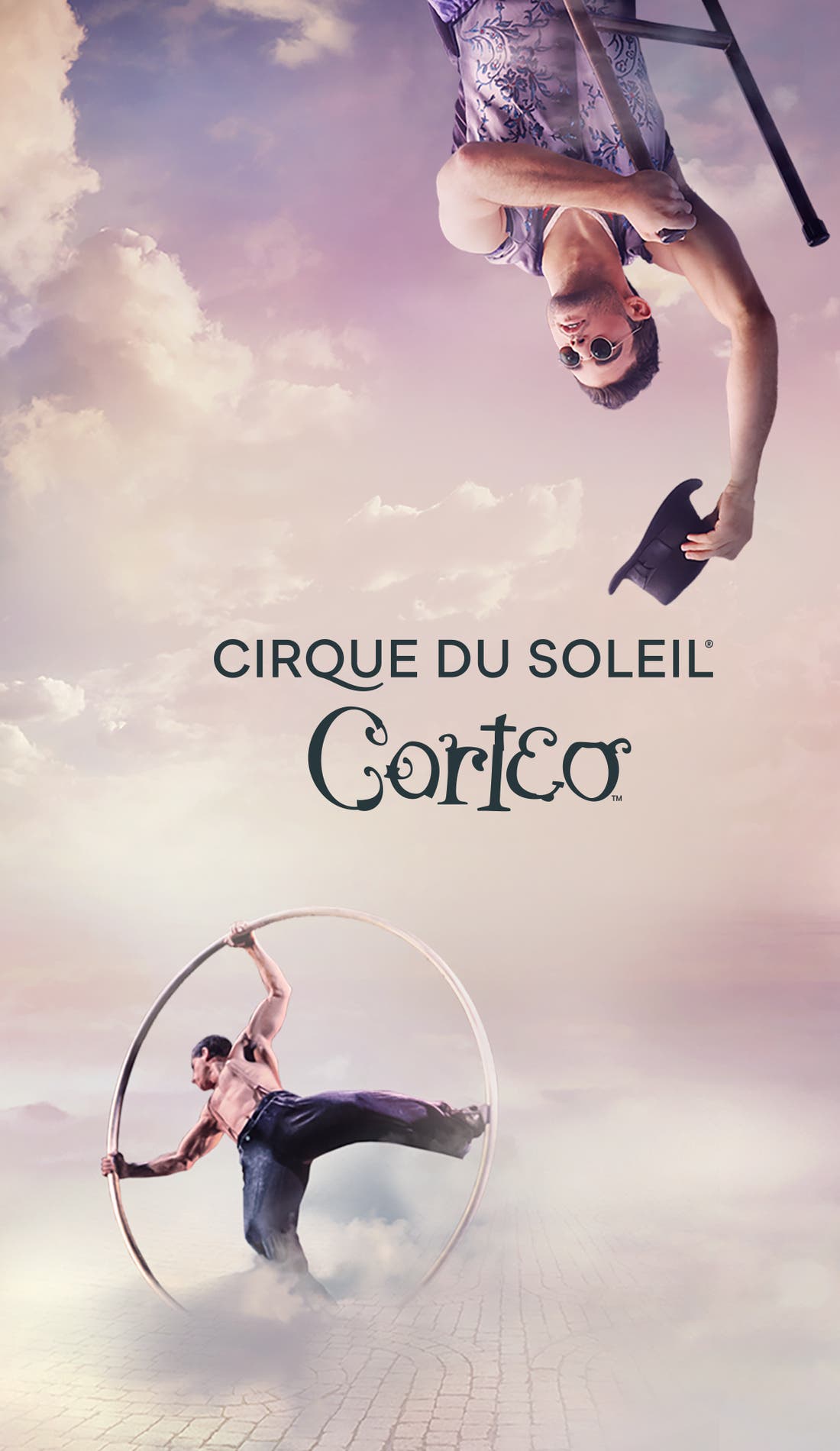 Cirque du Soleil: Corteo promotional image for upcoming events and ticket sales