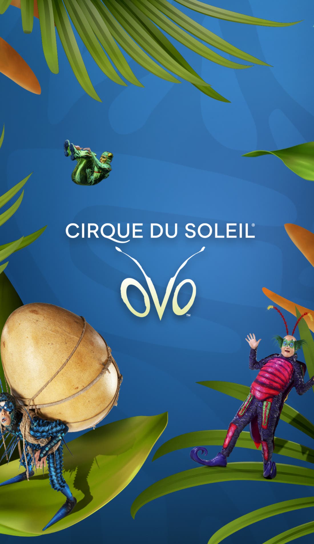 Cirque du Soleil: OVO promotional image for upcoming events and ticket sales