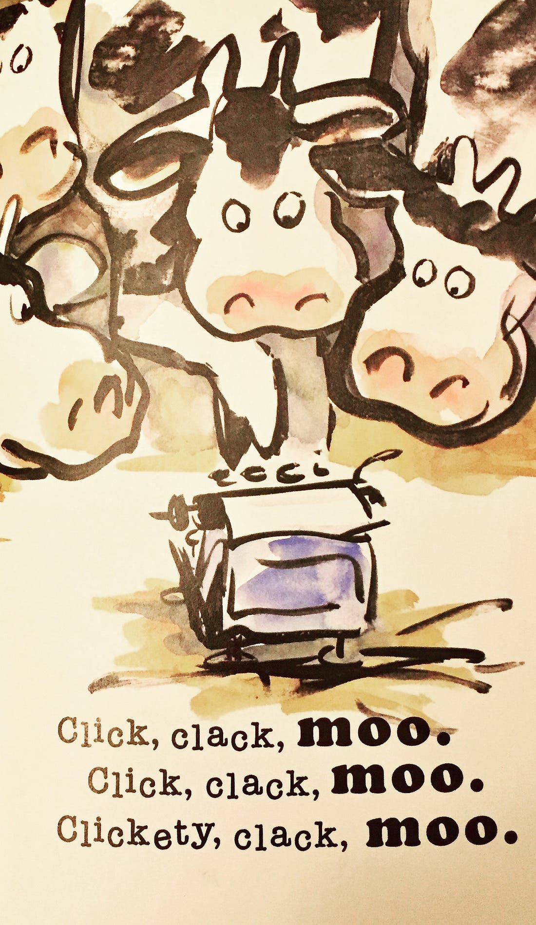 Click Clack Moo promotional image for upcoming events and ticket sales