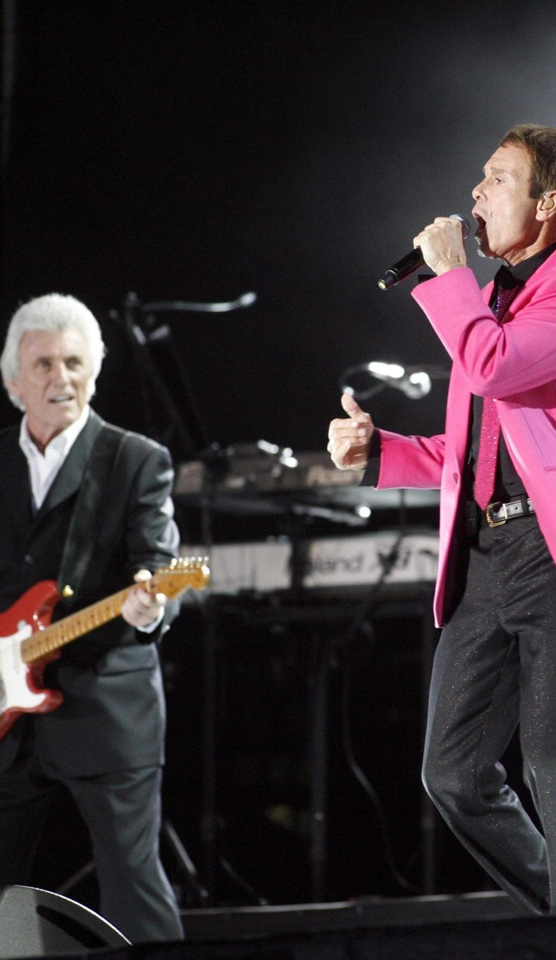 Cliff Richard & The Shadows promotional image for upcoming events and ticket sales