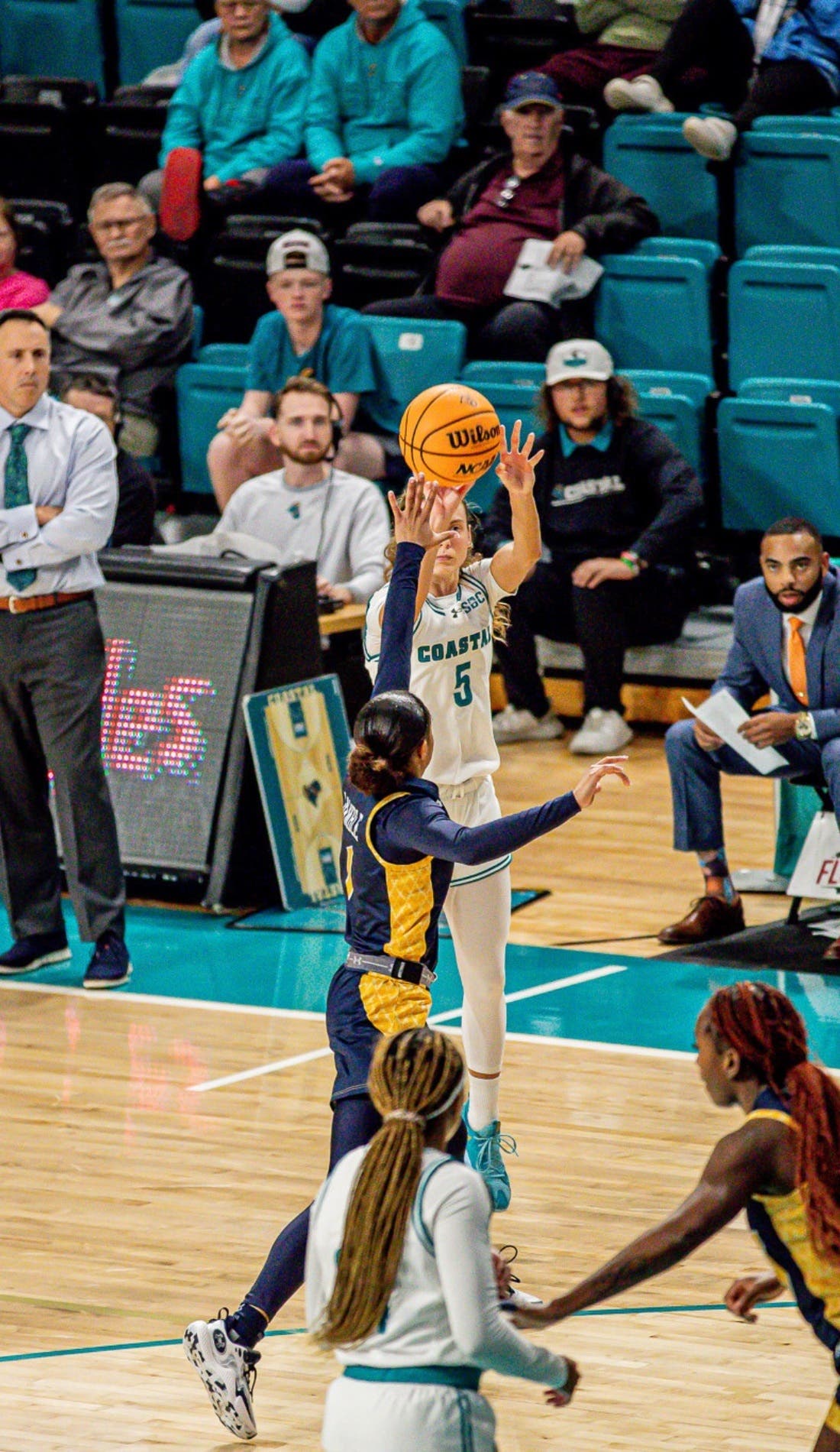 Coastal Carolina Chanticleers Womens Basketball promotional image for upcoming events and ticket sales