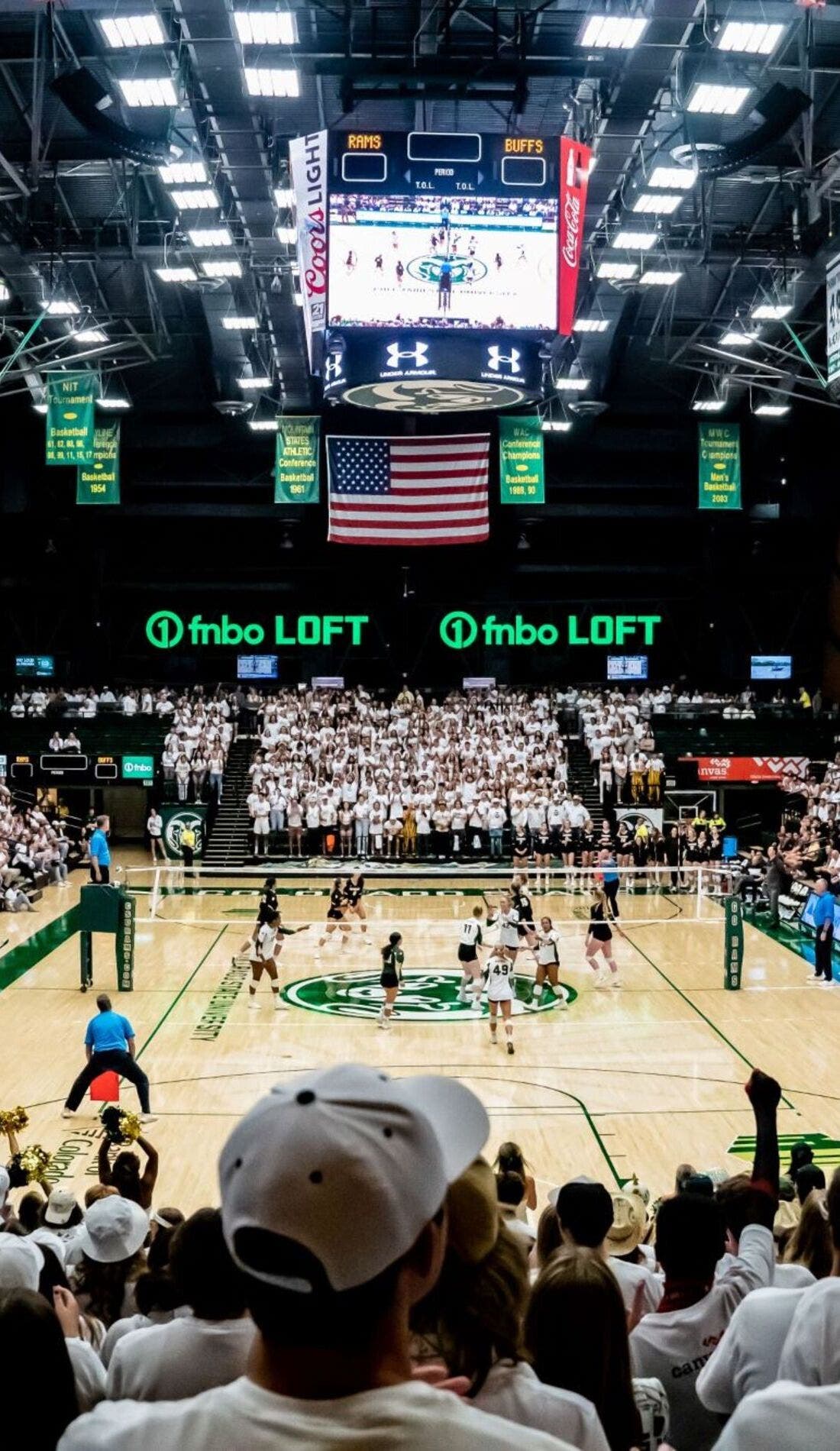 Colorado State Rams Womens Volleyball promotional image for upcoming events and ticket sales