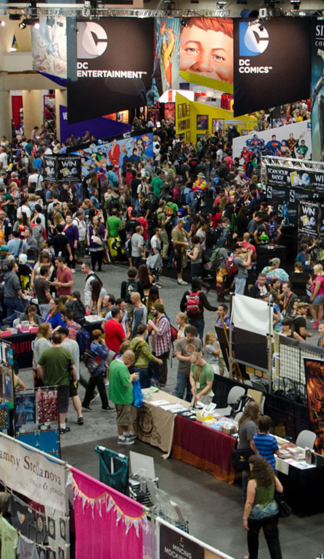 Comic Con promotional image for upcoming events and ticket sales