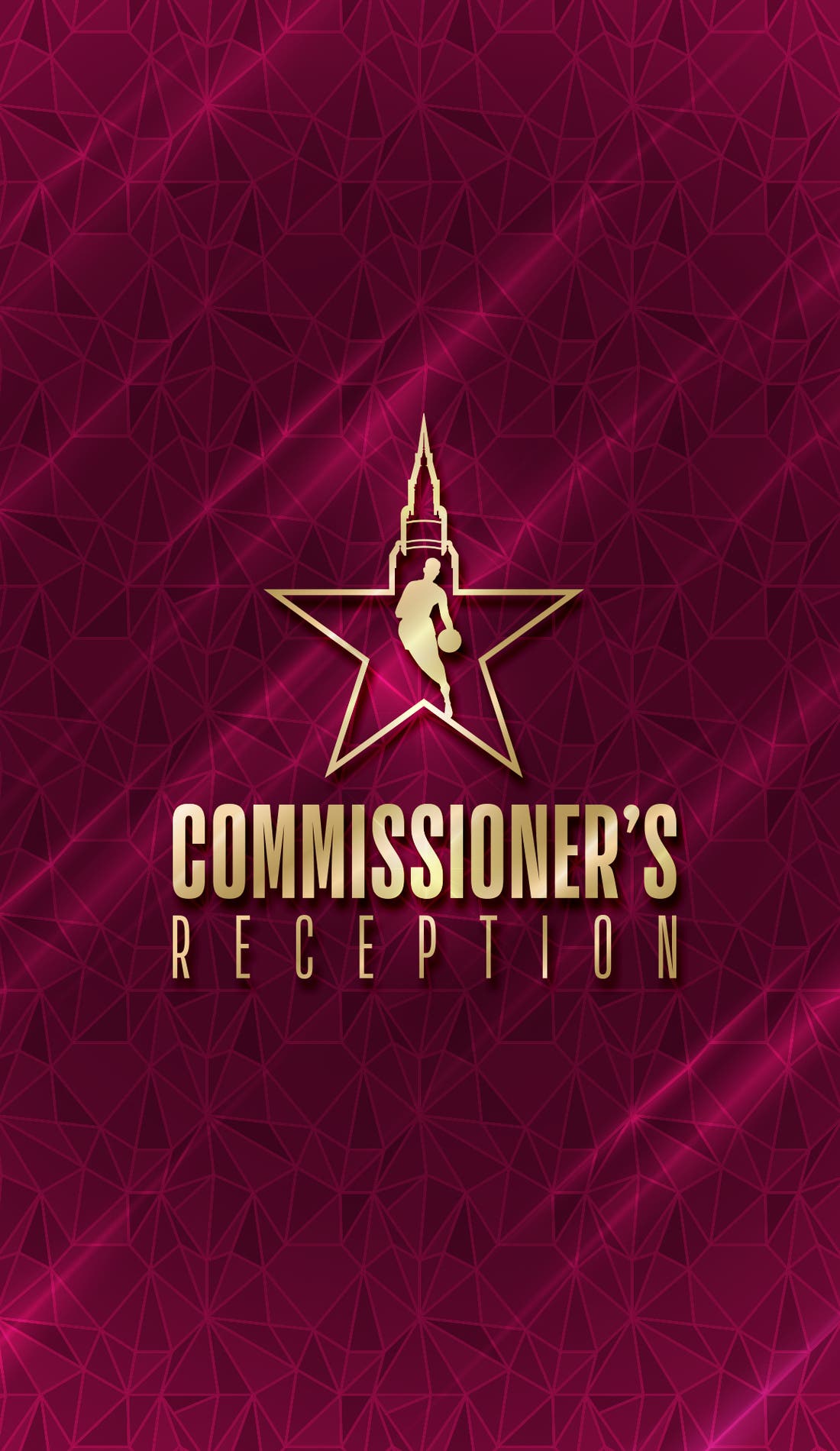Commissioner's Reception promotional image for upcoming events and ticket sales