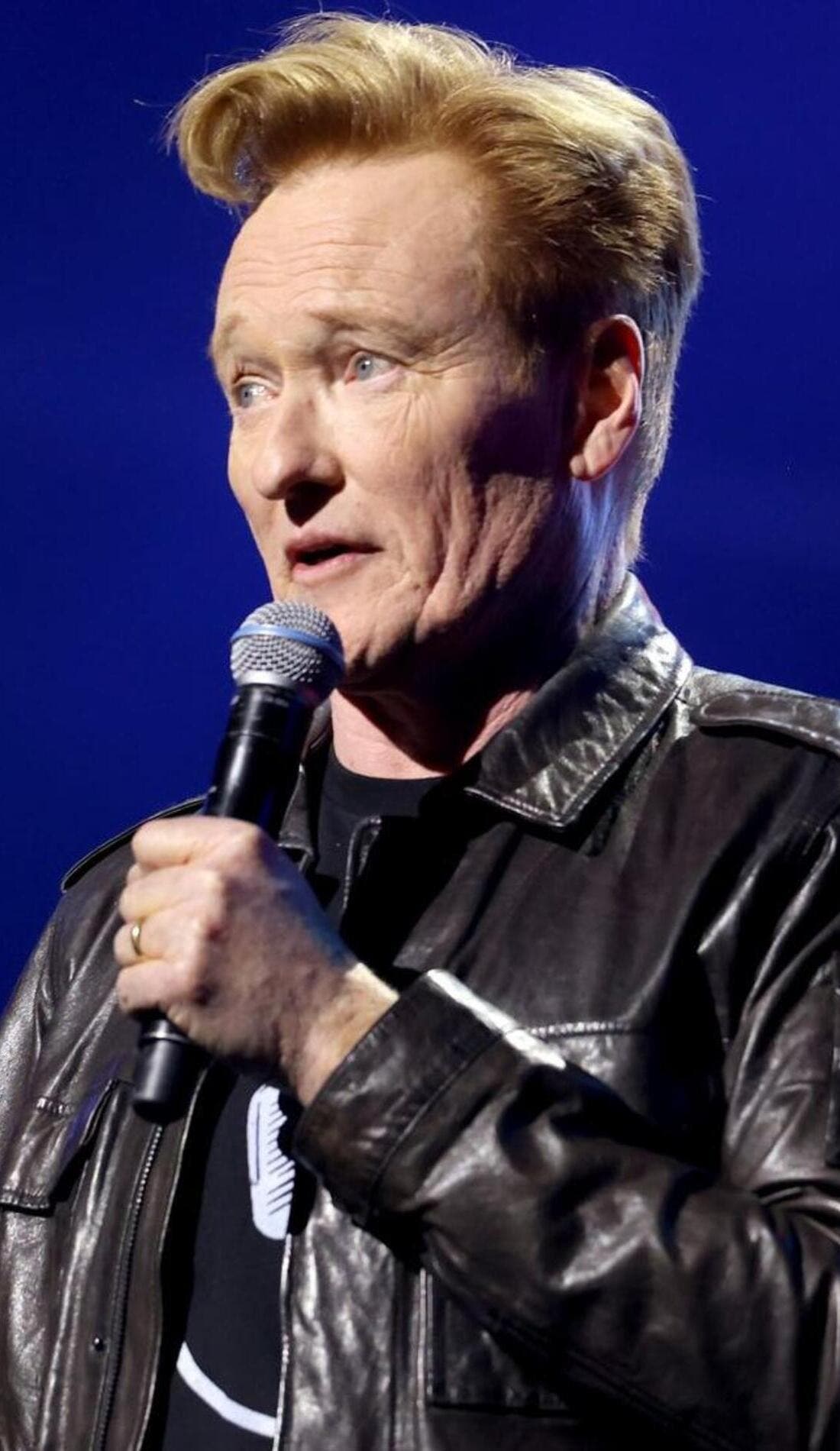 Conan O'Brien promotional image for upcoming events and ticket sales