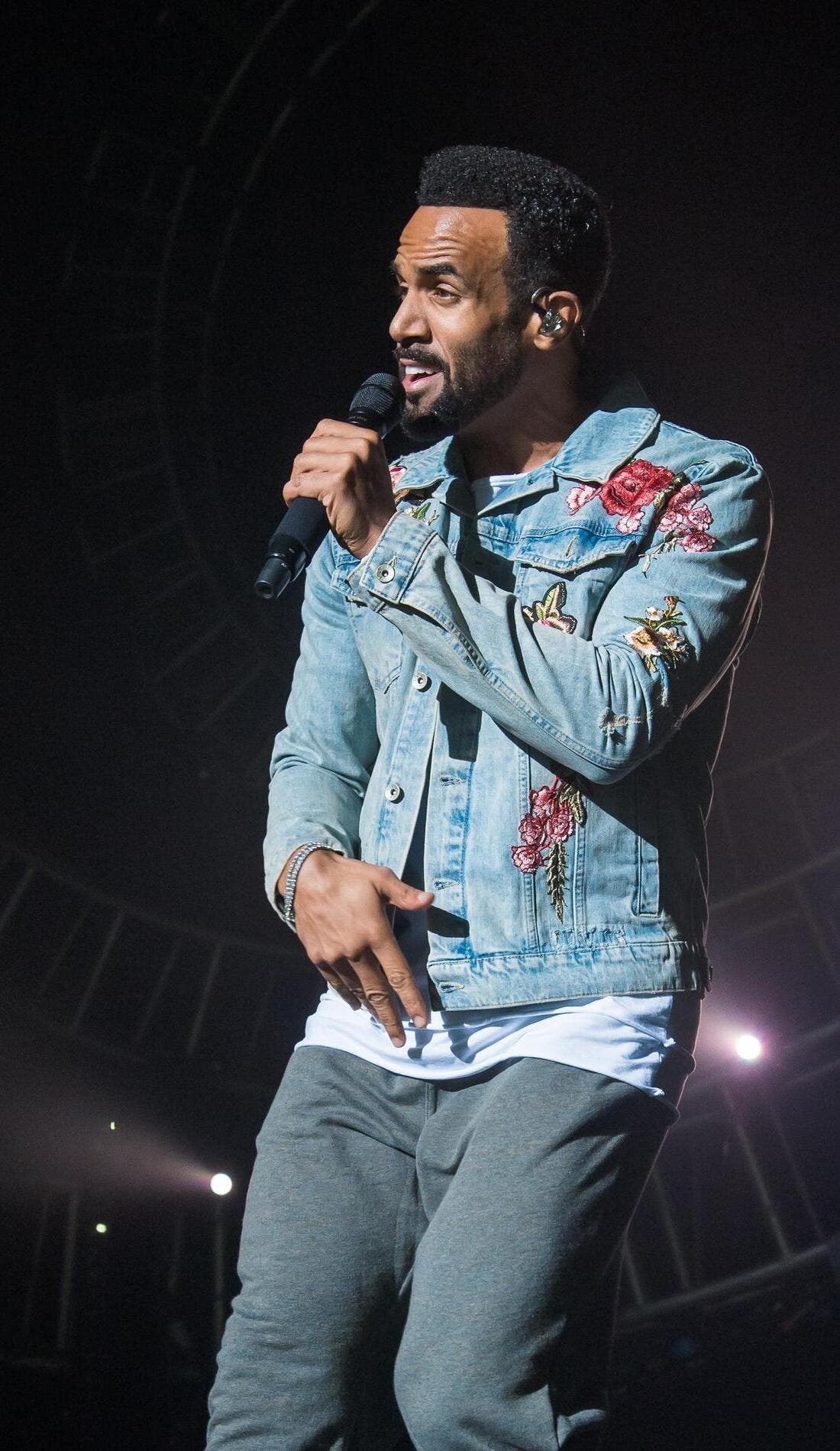 Craig David promotional image for upcoming events and ticket sales