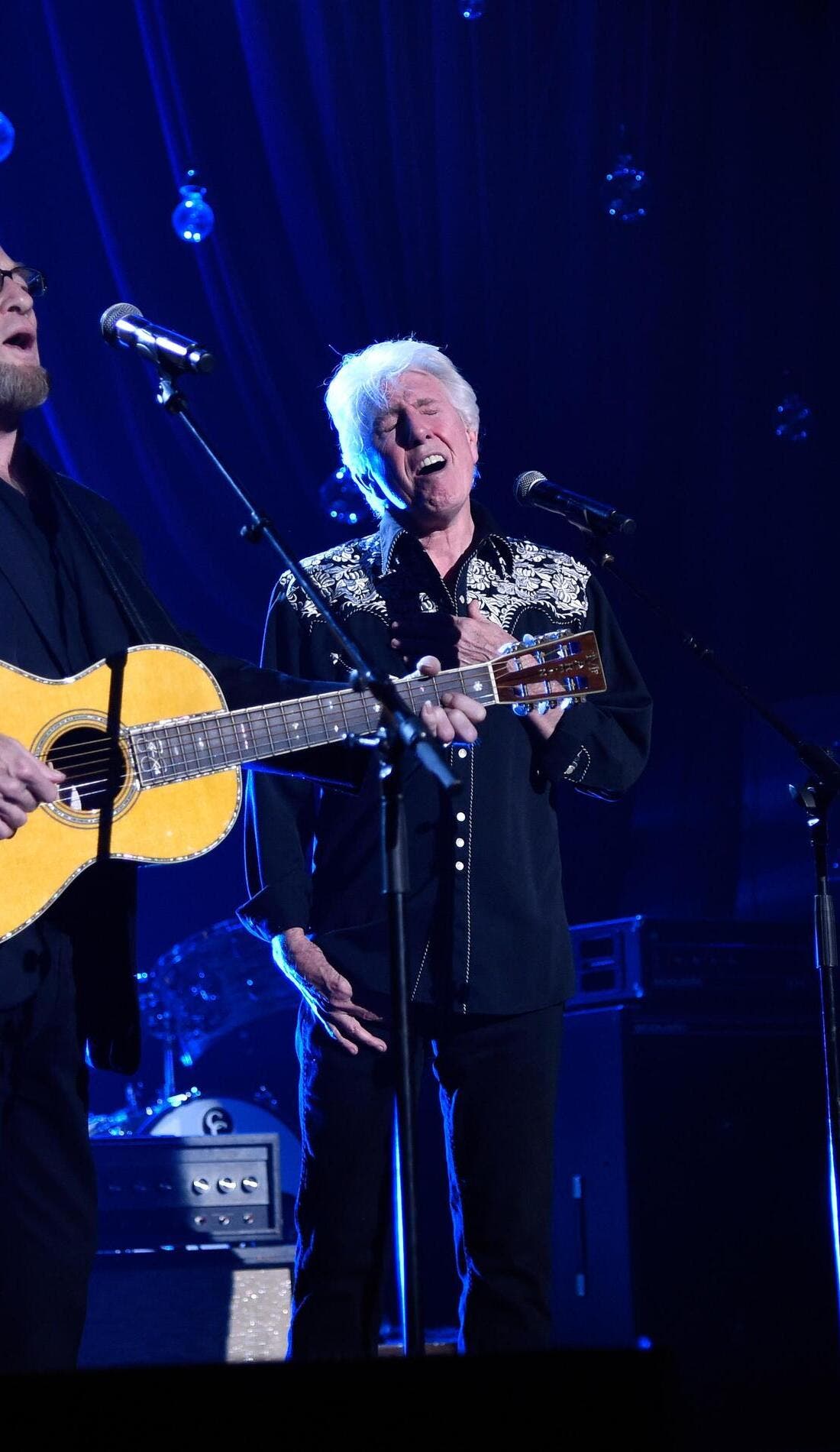 Crosby, Stills & Nash promotional image for upcoming events and ticket sales