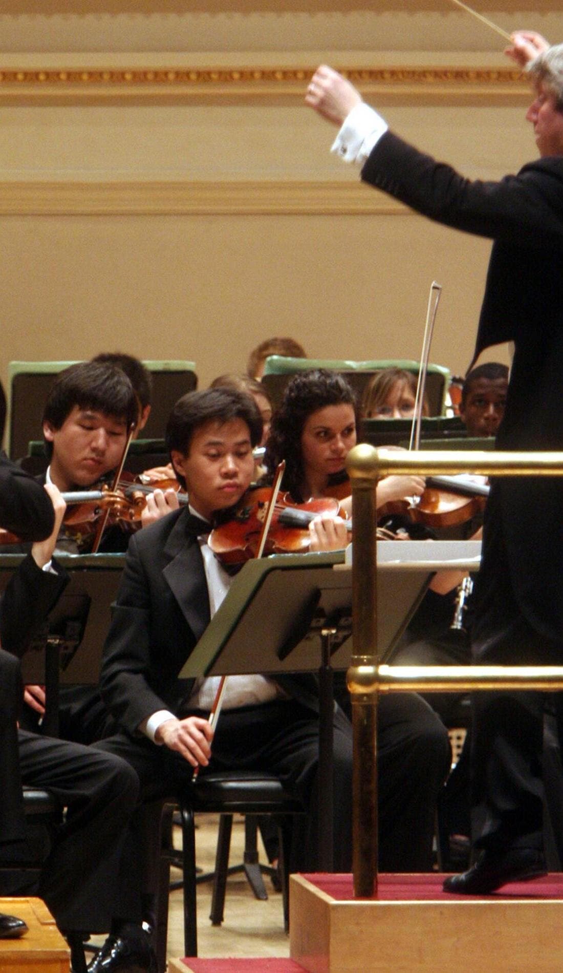 Curtis Symphony Orchestra promotional image for upcoming events and ticket sales