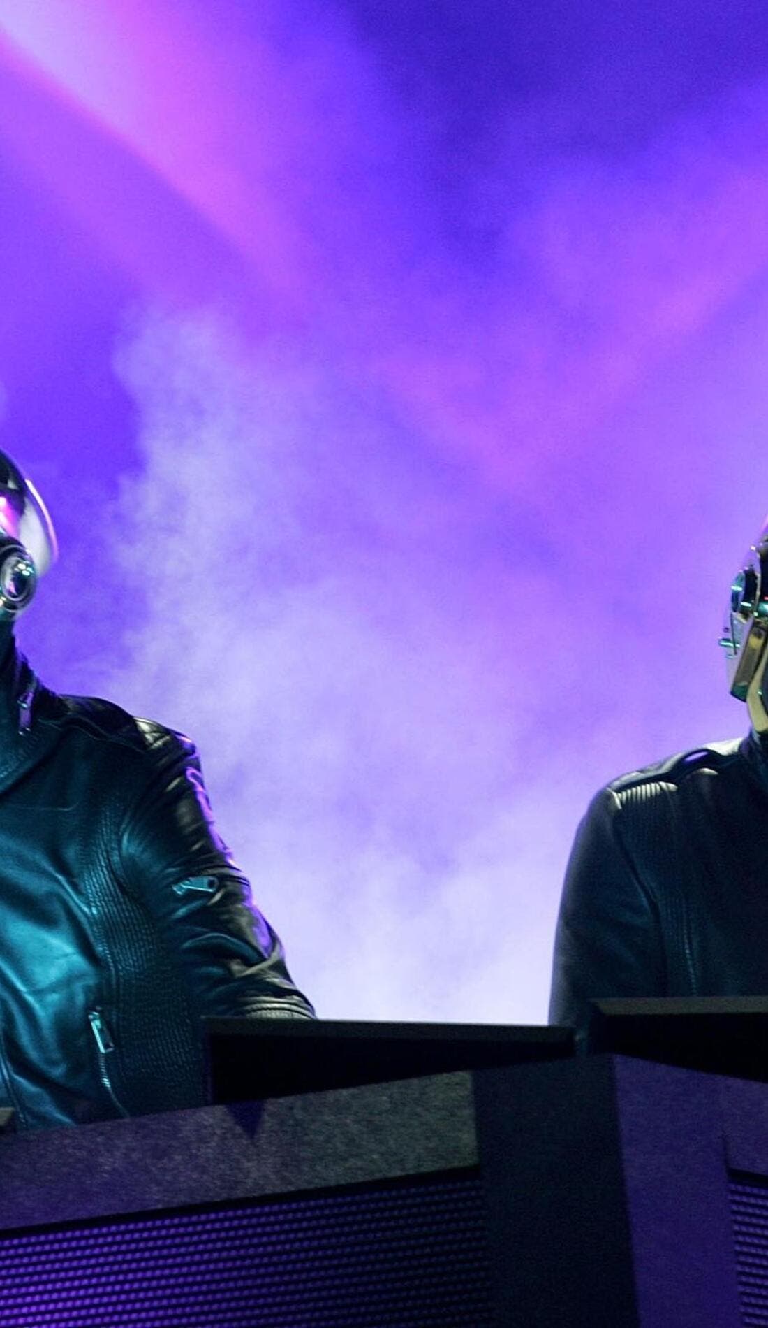 Daft Punk promotional image for upcoming events and ticket sales