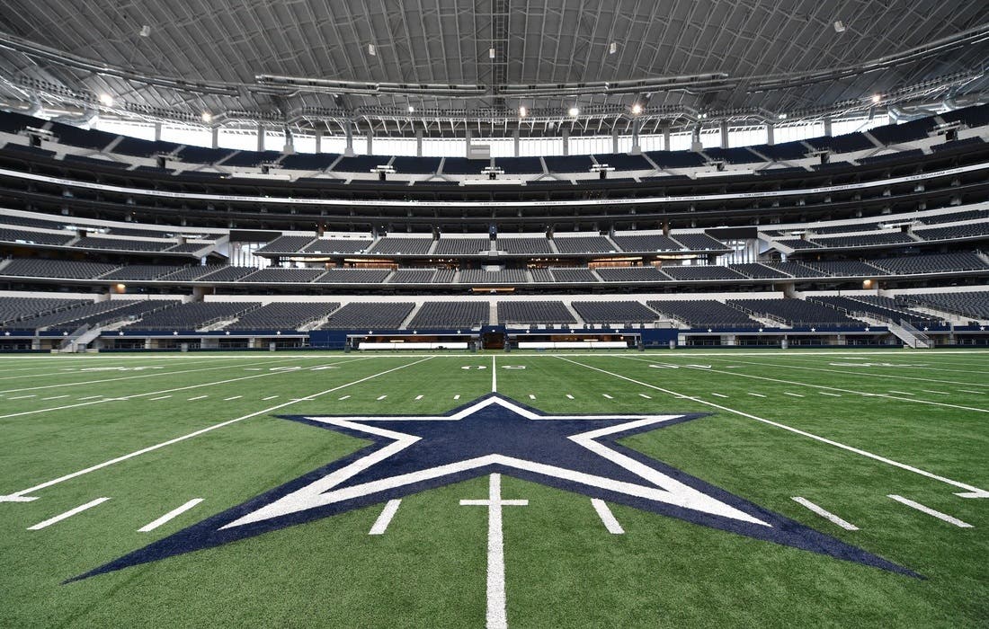 Promotional image for Preseason: Falcons at Cowboys tickets at AT&T Stadium on Aug 22, 2025