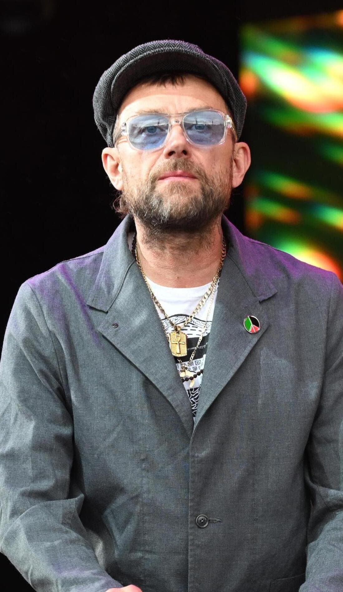 Damon Albarn promotional image for upcoming events and ticket sales