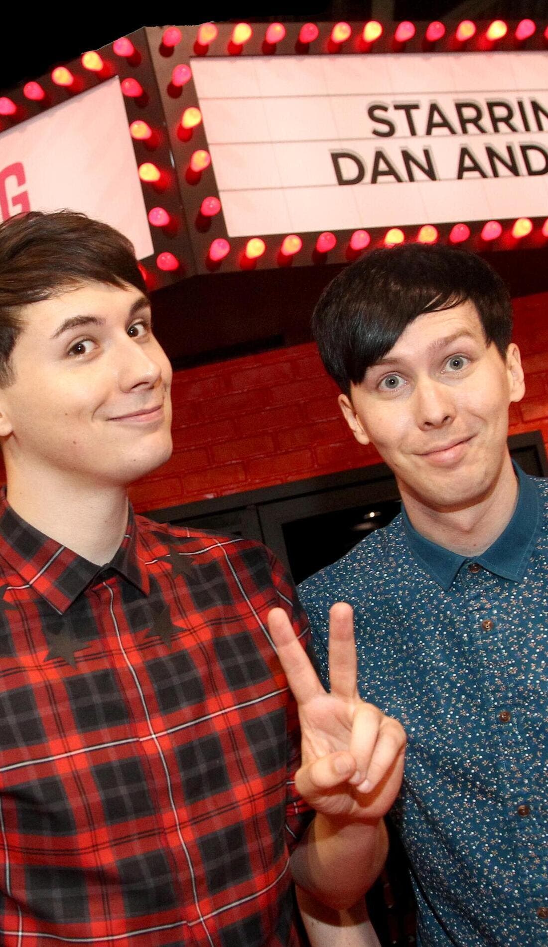 Dan and Phil promotional image for upcoming events and ticket sales