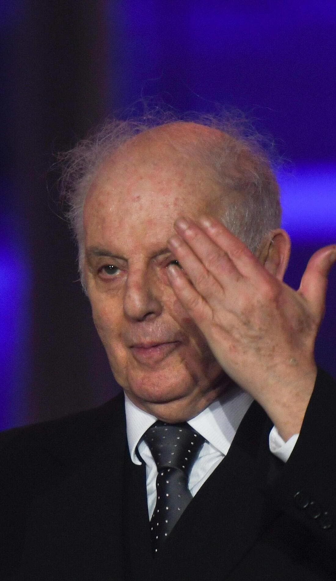 Daniel Barenboim promotional image for upcoming events and ticket sales