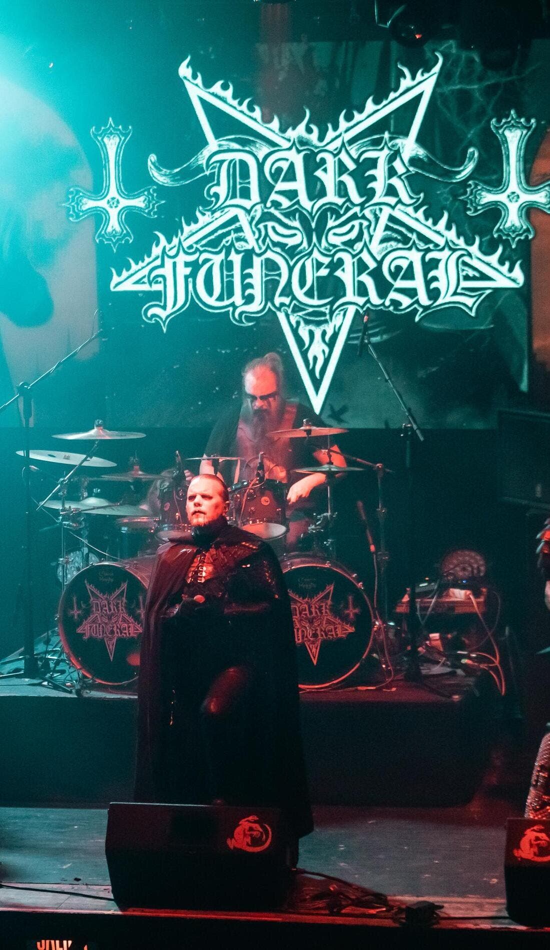 Dark Funeral promotional image for upcoming events and ticket sales